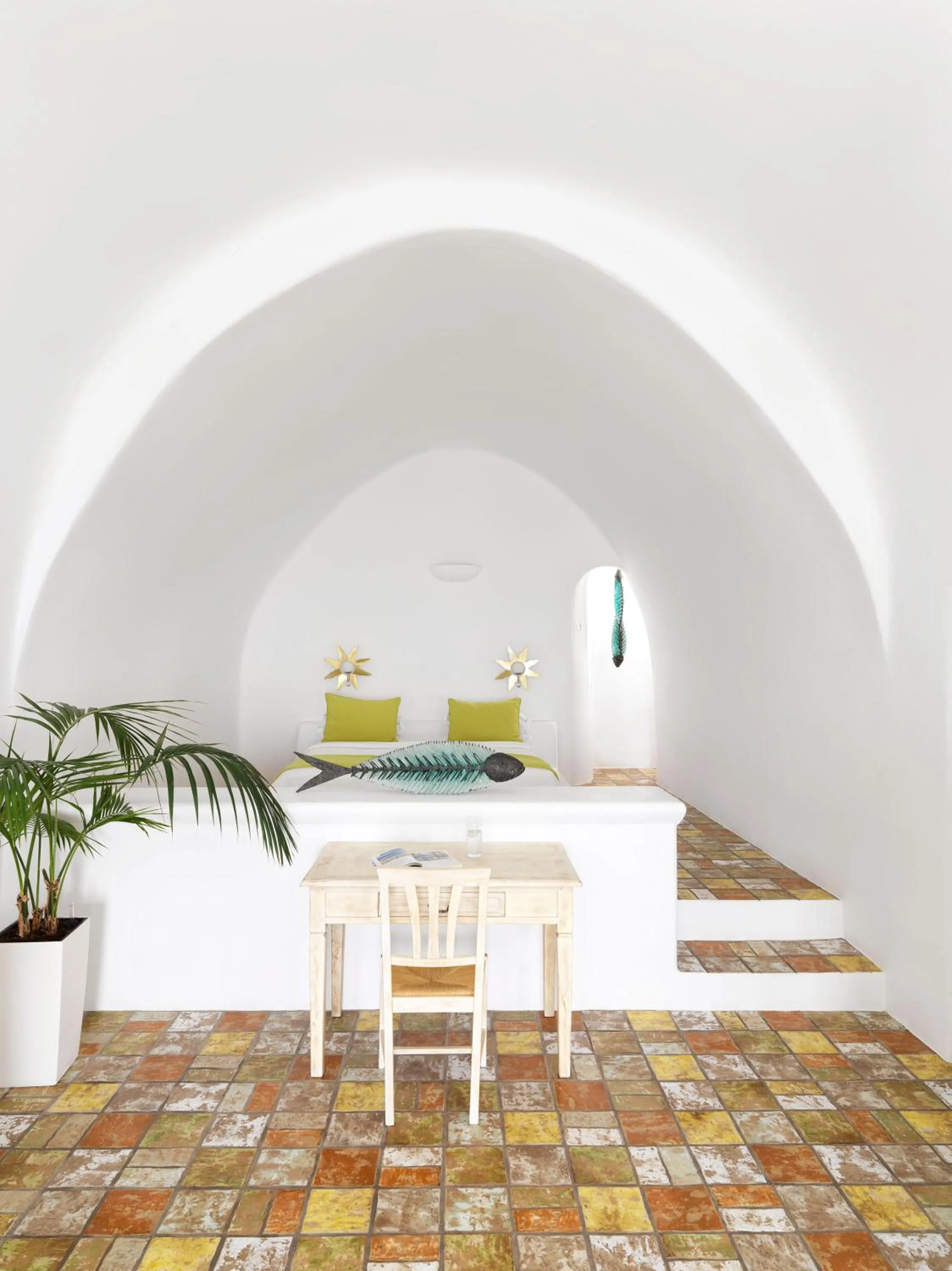 Living room in Astra Suites