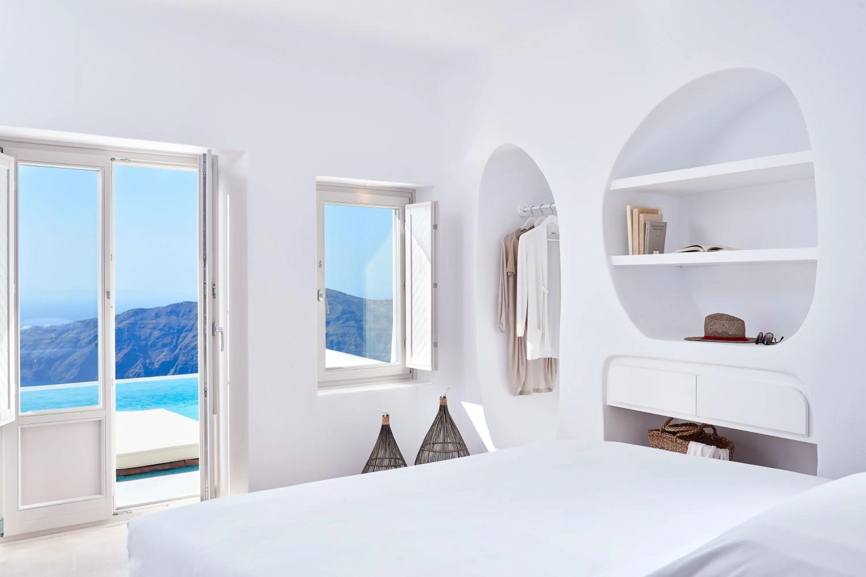 Sea view, Bed in Astra Suites