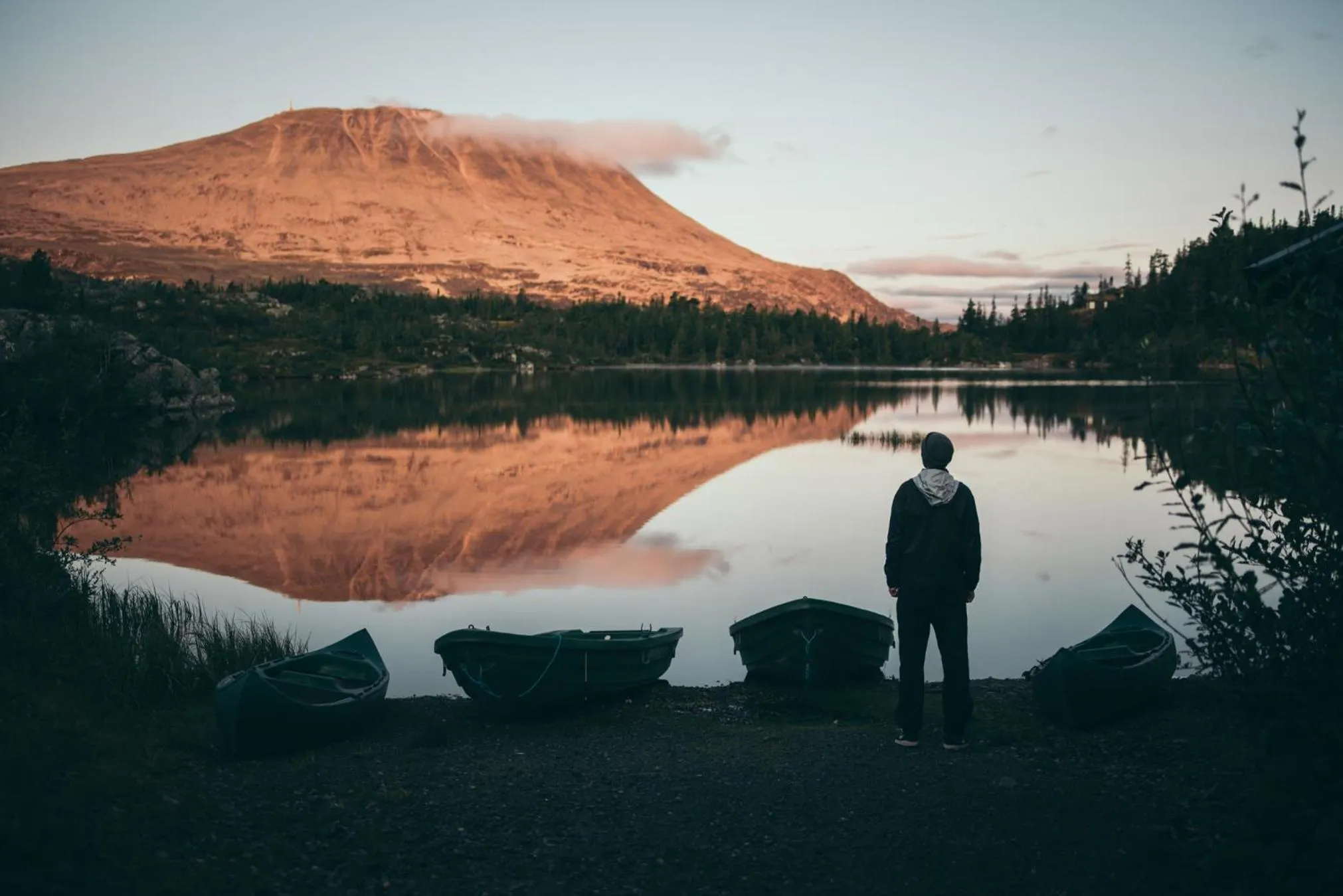 Canoeing in Gaustablikk Fjellresort