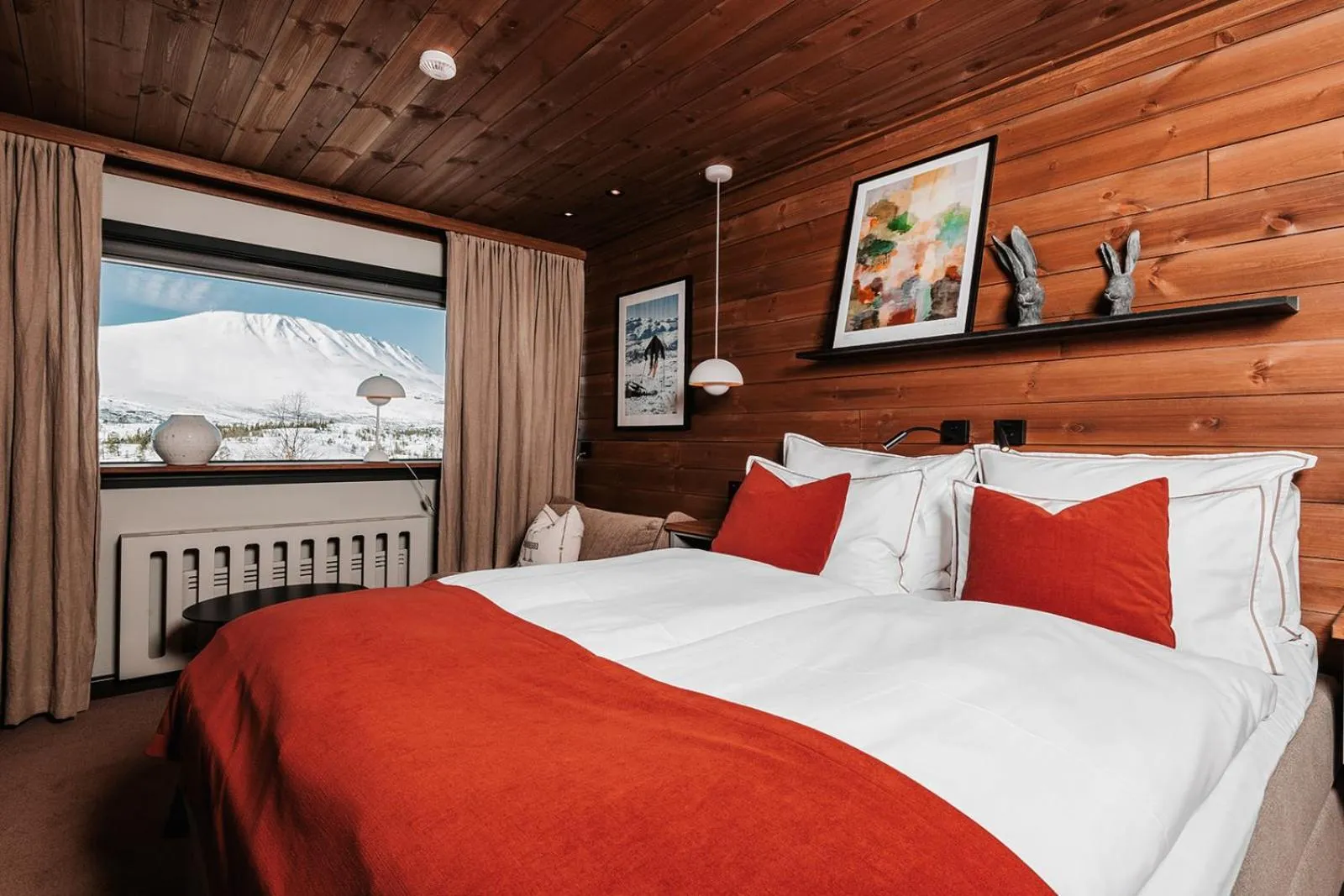 Photo of the whole room, Bed in Gaustablikk Fjellresort