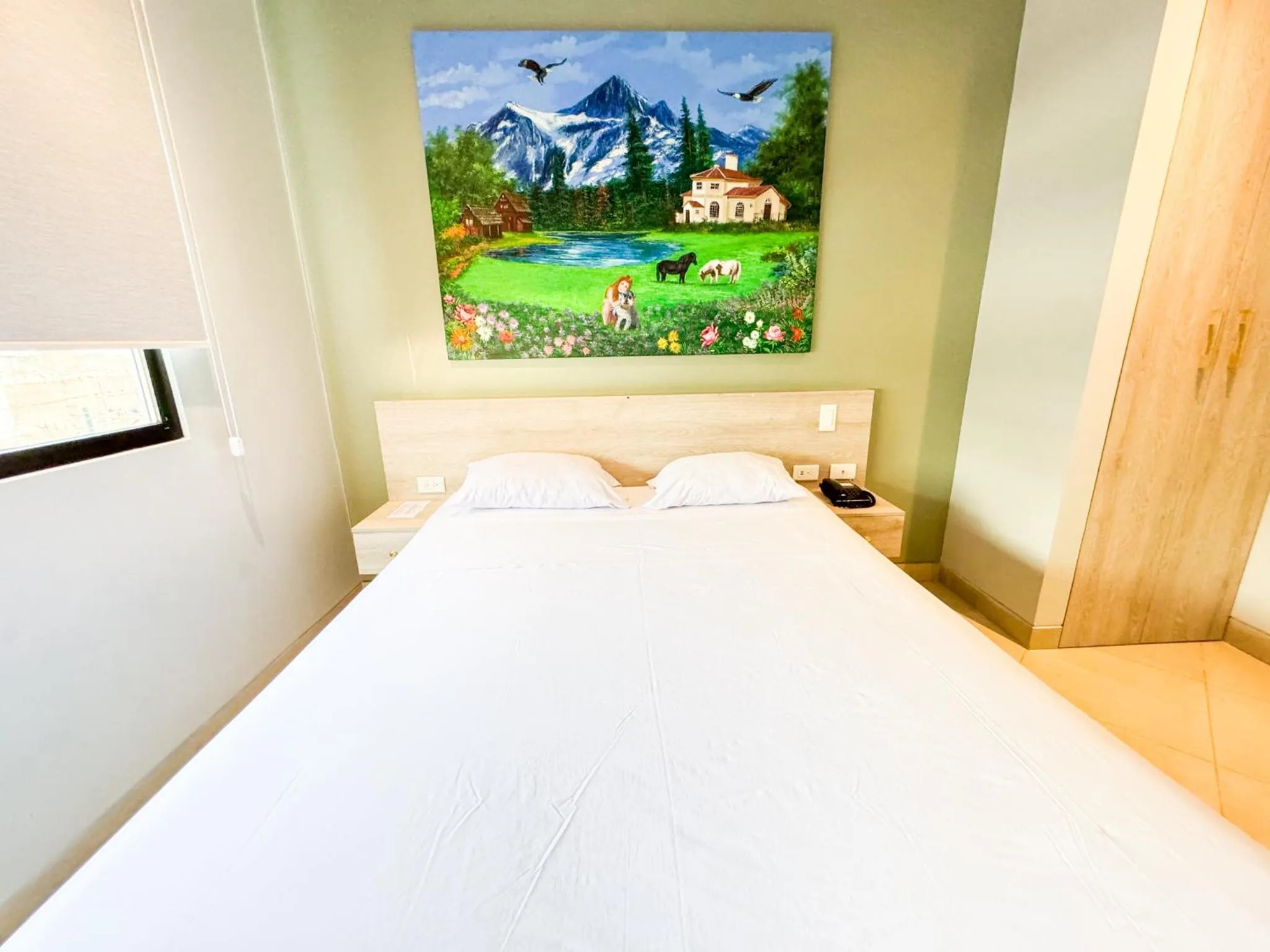 Bed in GH Sander Hotel