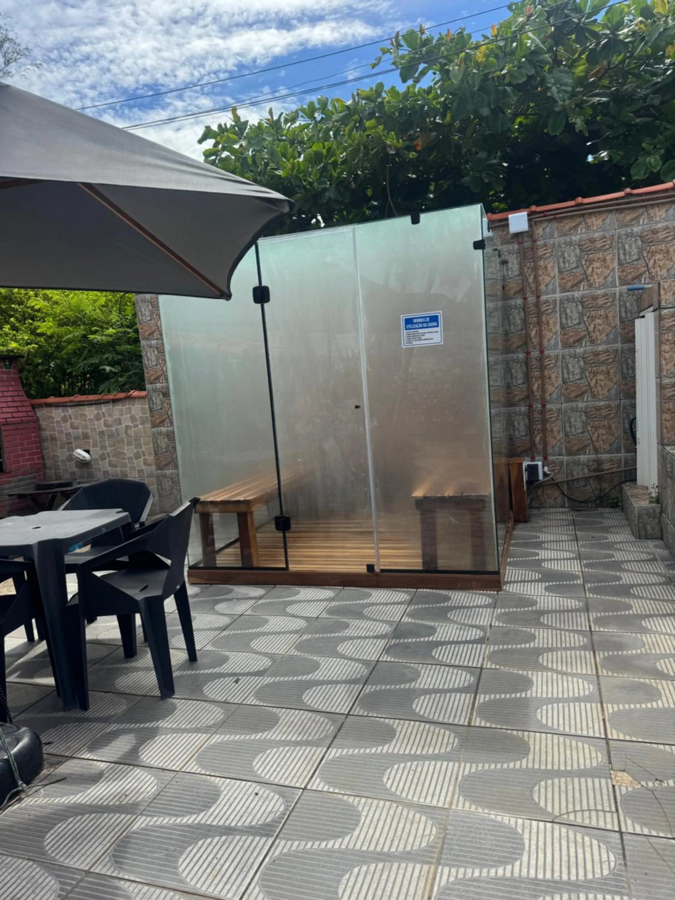 Steam room in Pousada Viva Mar