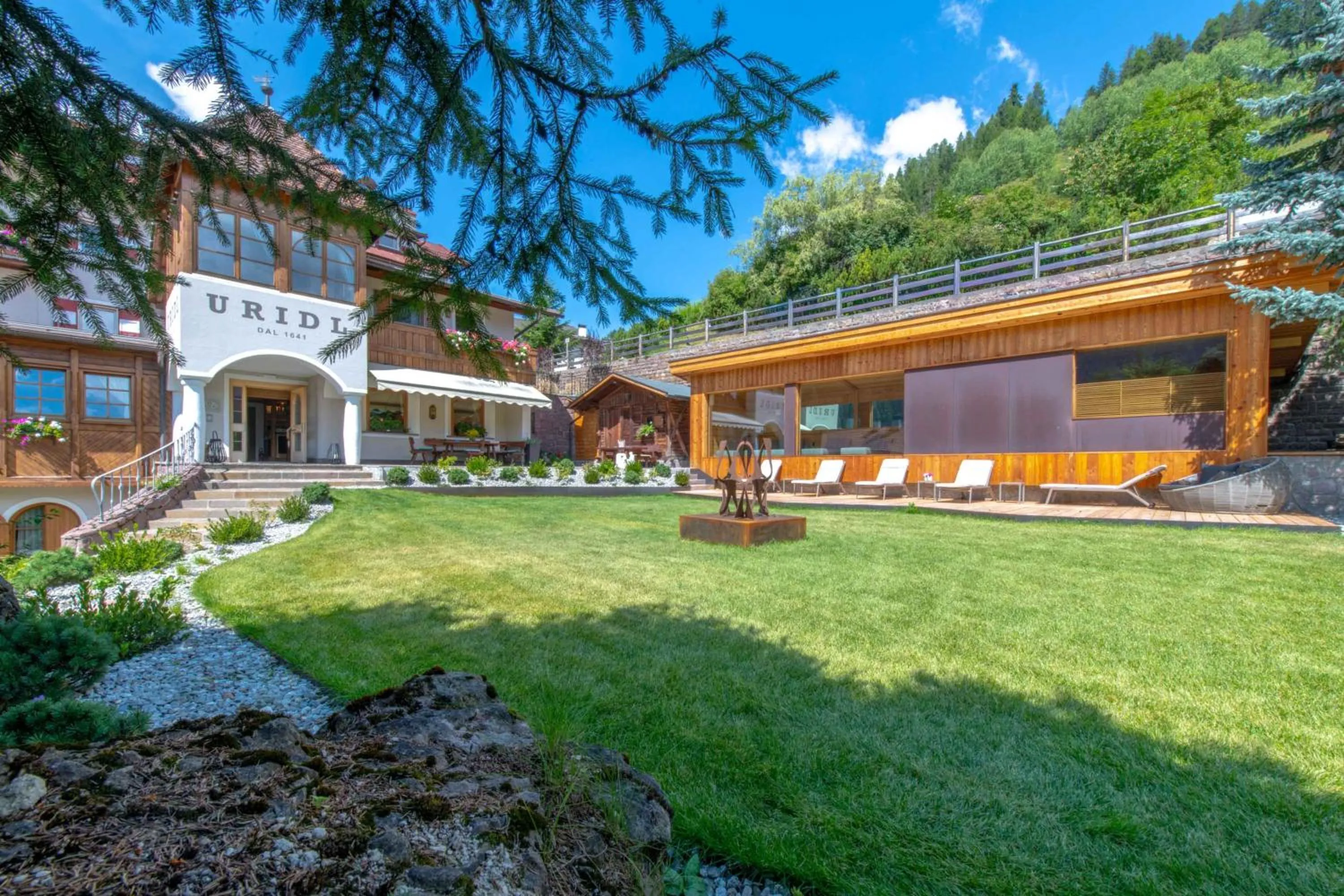 Garden in Charme Hotel Uridl