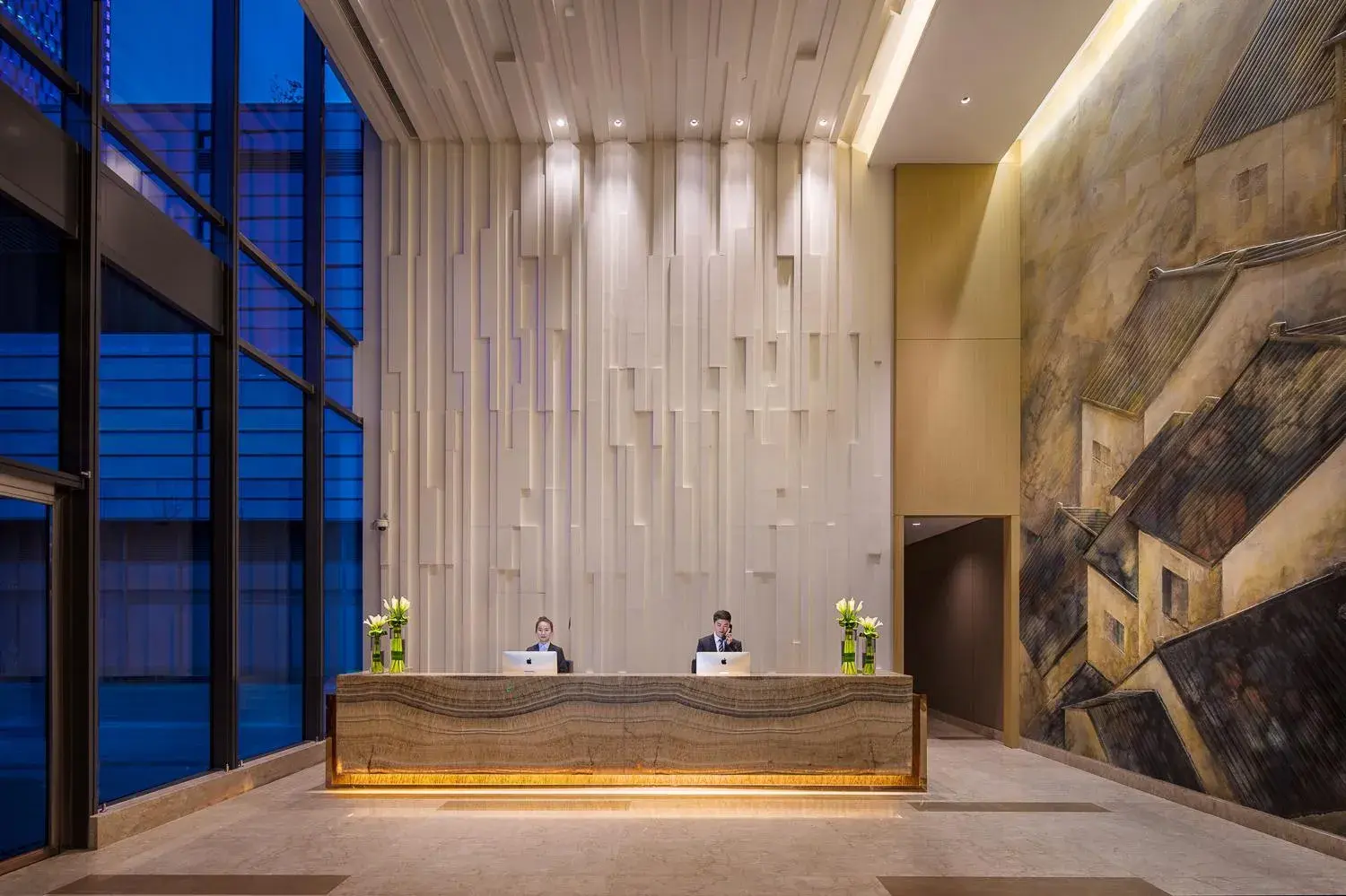 Lobby or reception in Somerset Baitang Suzhou Lobby or reception in Somerset Baitang Suzhou