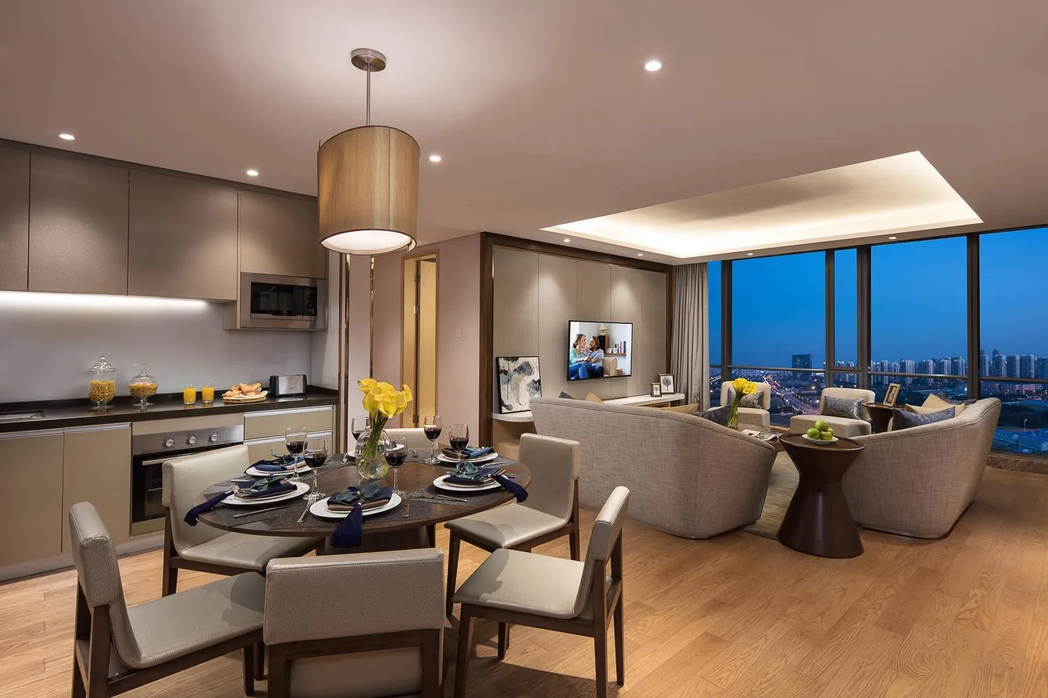 Living room in Somerset Baitang Suzhou