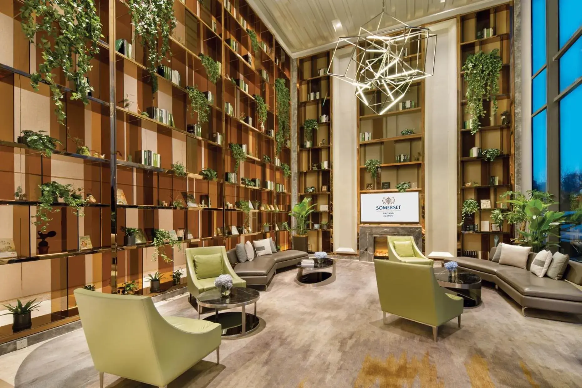 Lobby or reception in Somerset Baitang Suzhou Lobby or reception in Somerset Baitang Suzhou