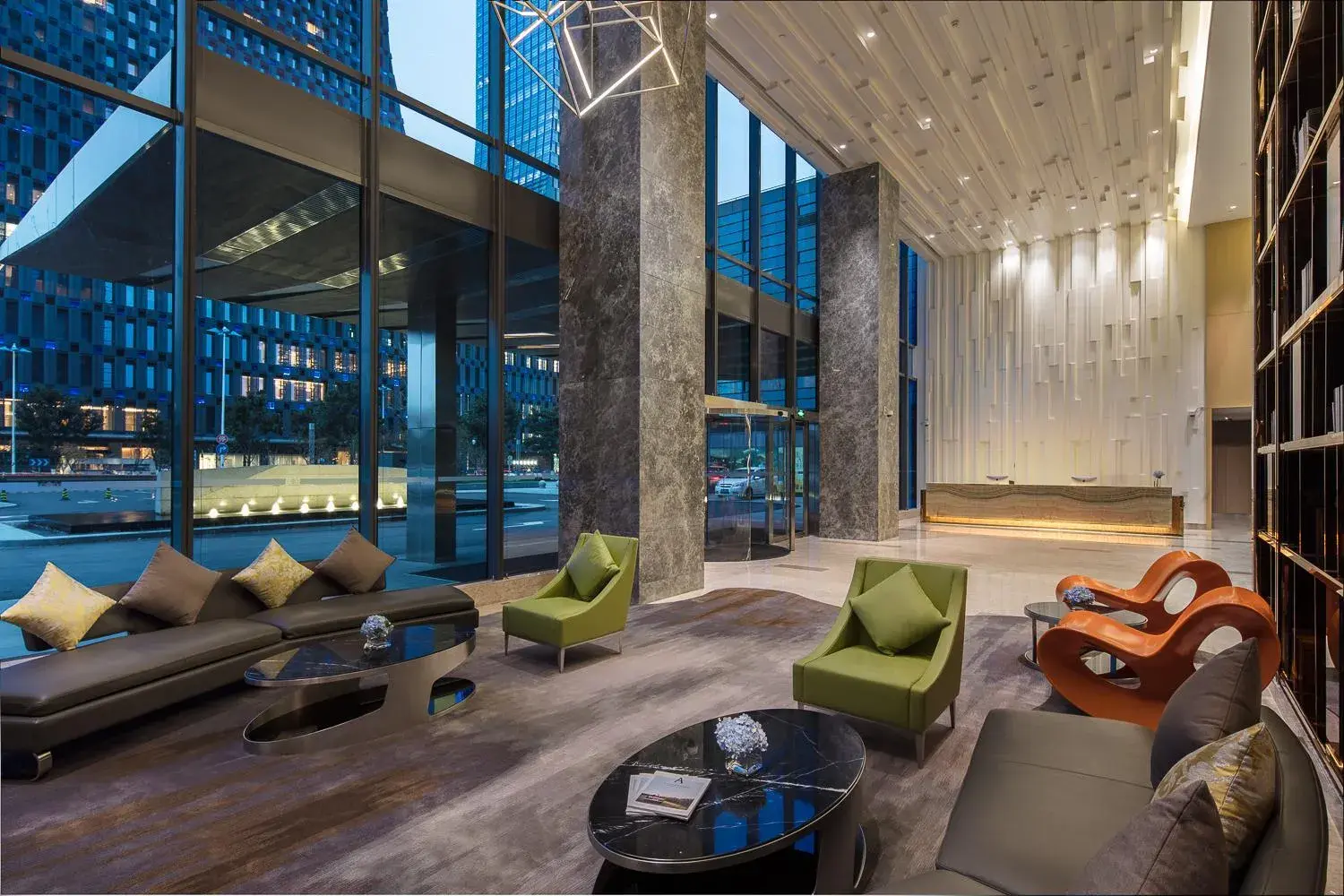 Lobby or reception in Somerset Baitang Suzhou Lobby or reception in Somerset Baitang Suzhou