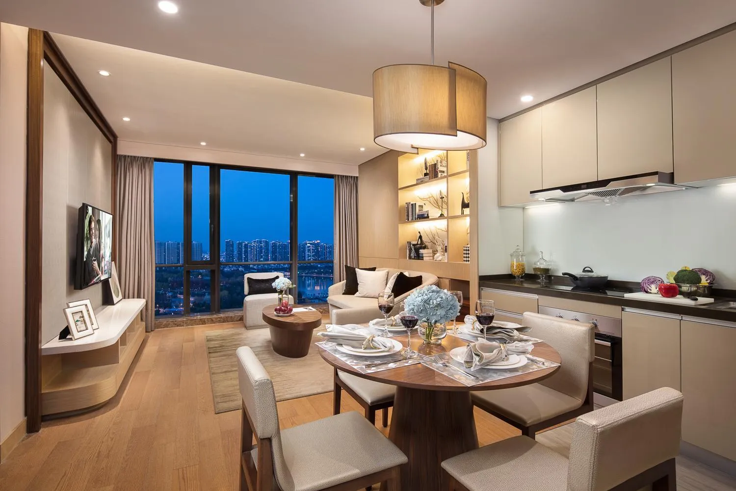 Dining area in Somerset Baitang Suzhou