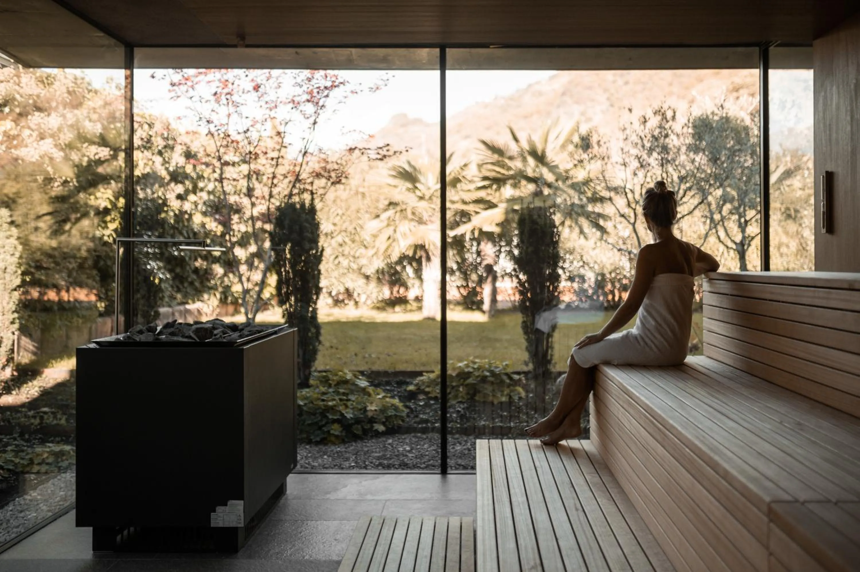 Sauna in Hotel Muchele