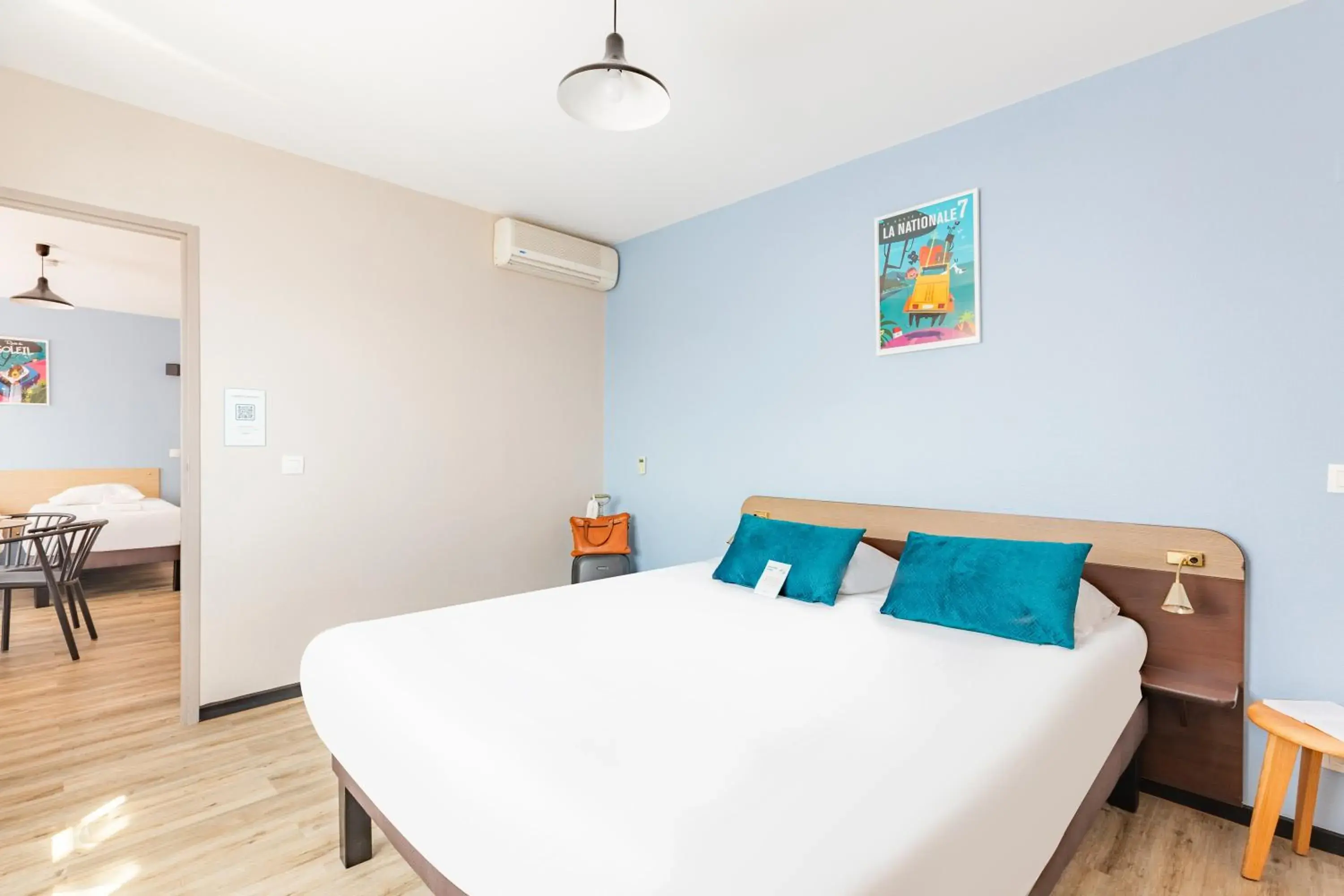 Bed in Appart'City Classic Montelimar Bed in Appart'City Classic Montelimar