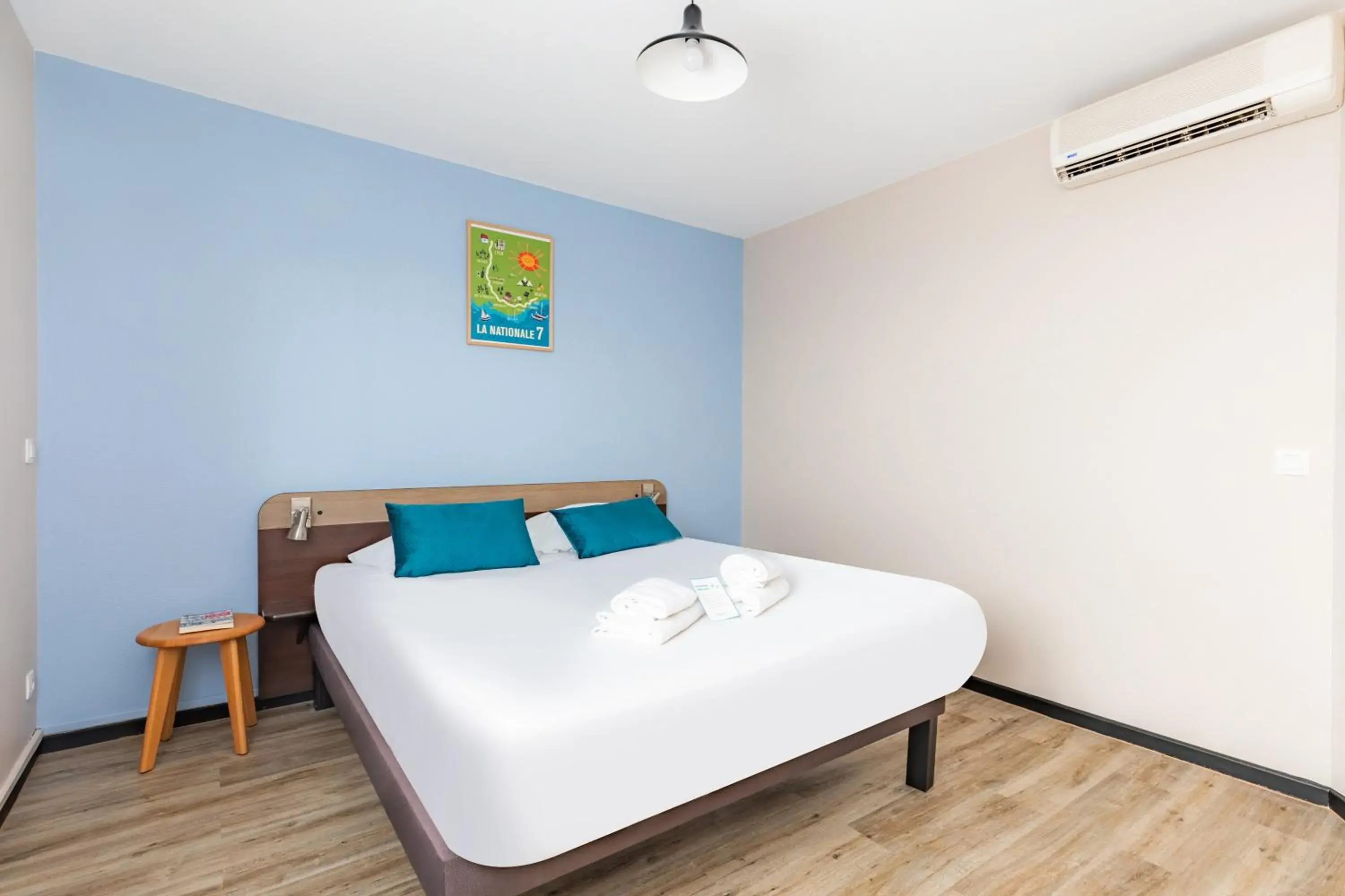 Bed in Appart'City Classic Montelimar Bed in Appart'City Classic Montelimar