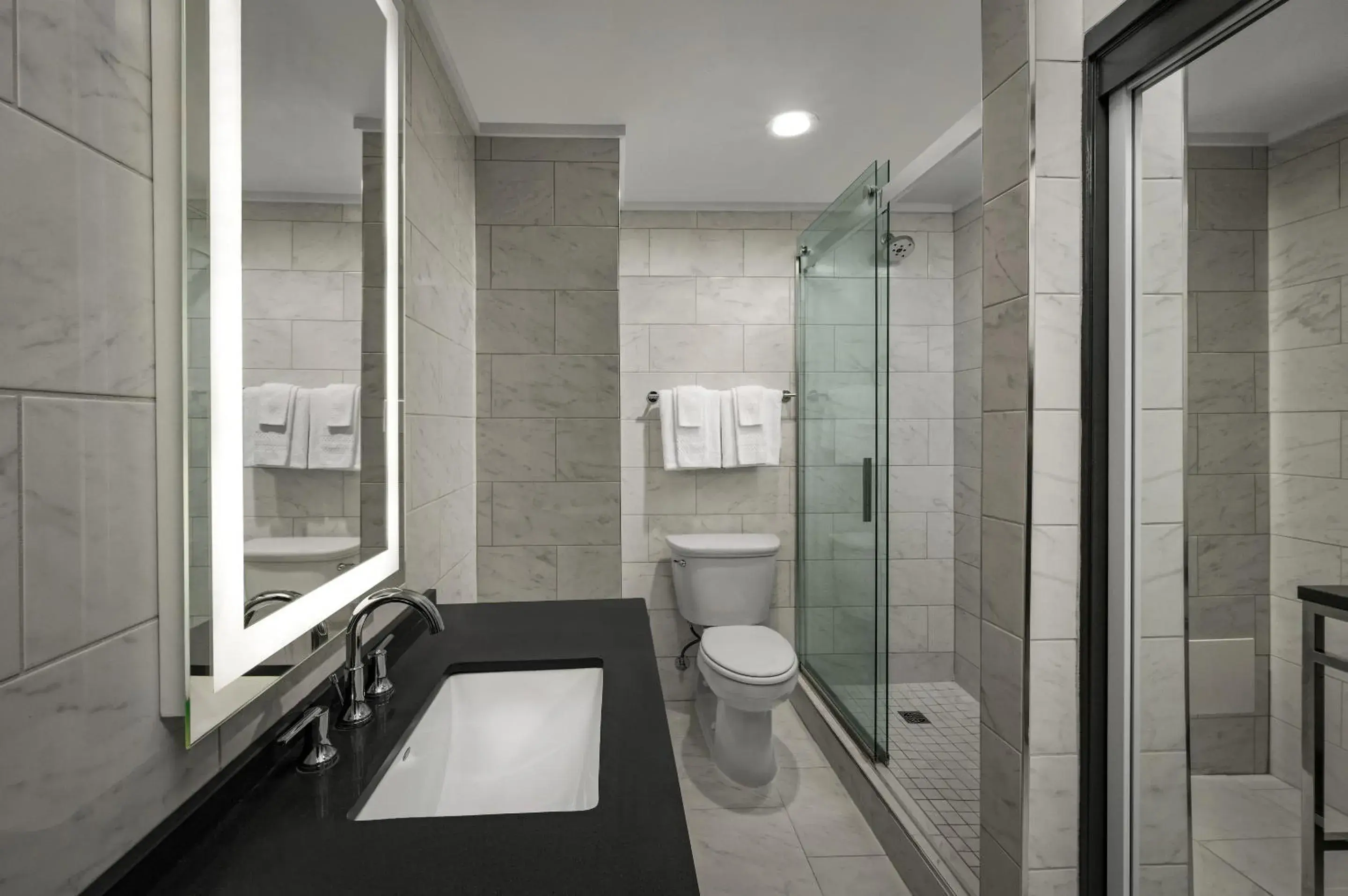 Bathroom in The Admiral, Downtown Historic District Bathroom in The Admiral, Downtown Historic District