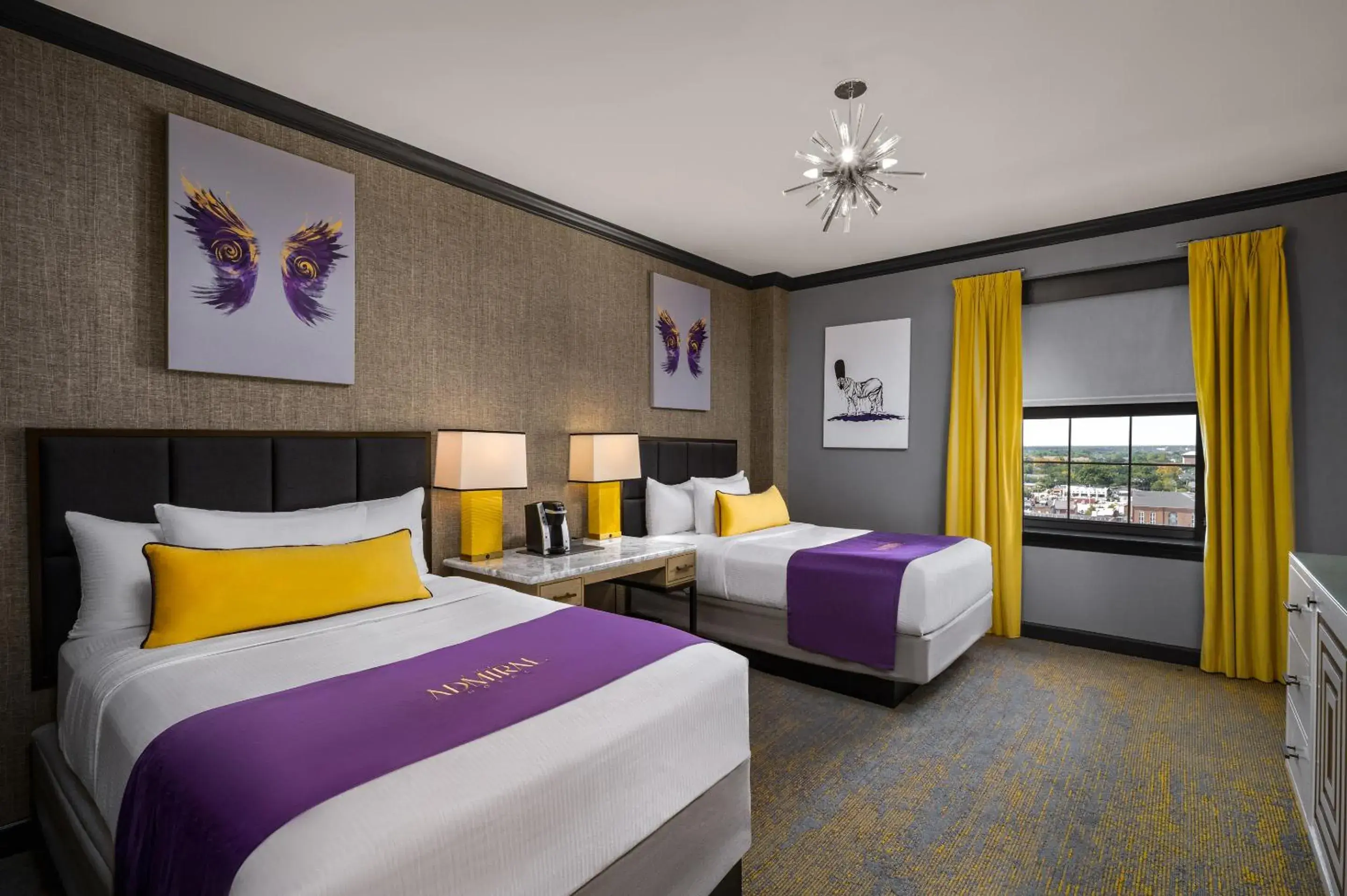 Bed in The Admiral, Downtown Historic District Bed in The Admiral, Downtown Historic District