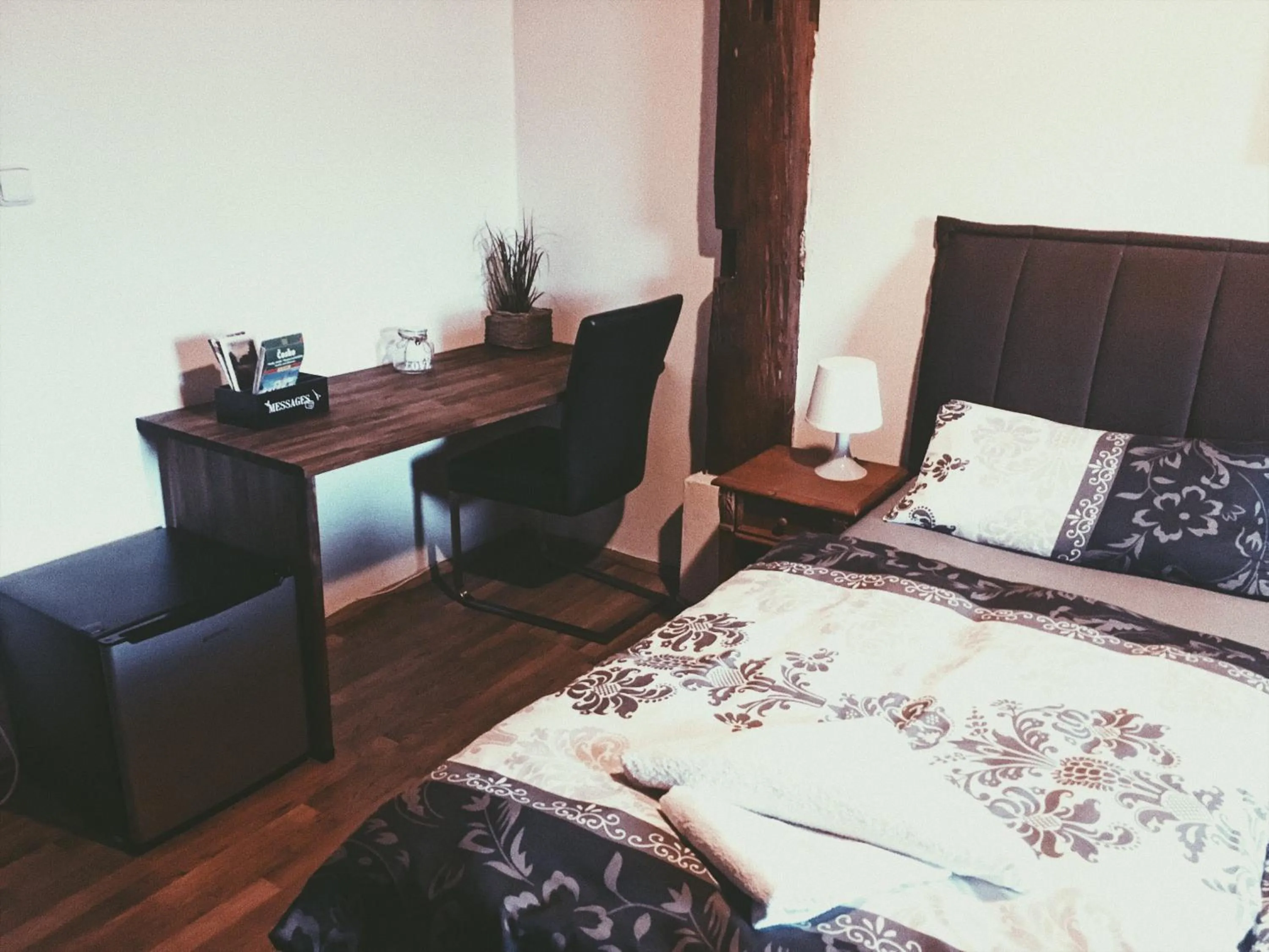 Bed in Hotel Sokolský Dům