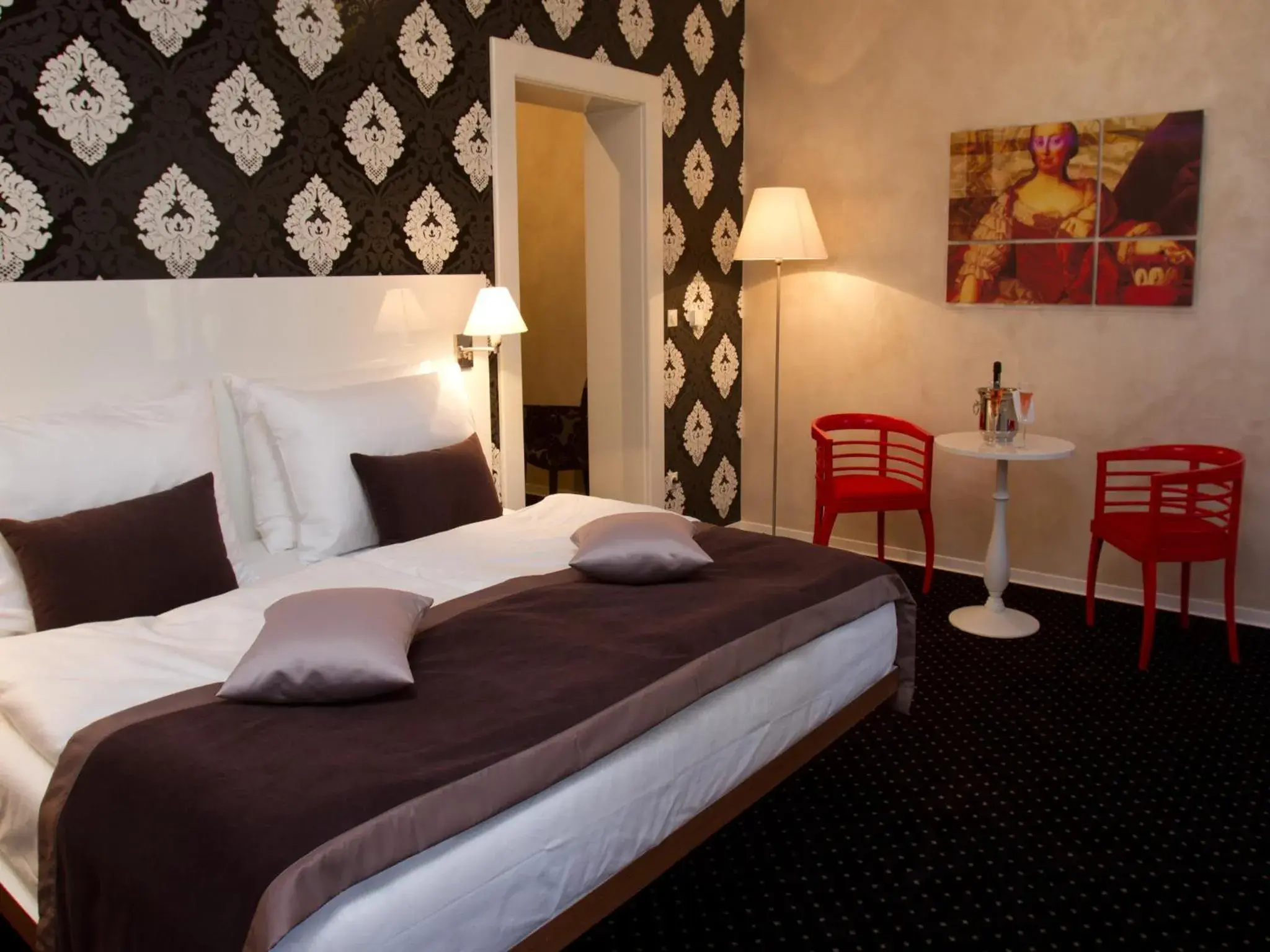 Bed in EA Hotel Tereziánský dvůr Bed in EA Hotel Tereziánský dvůr