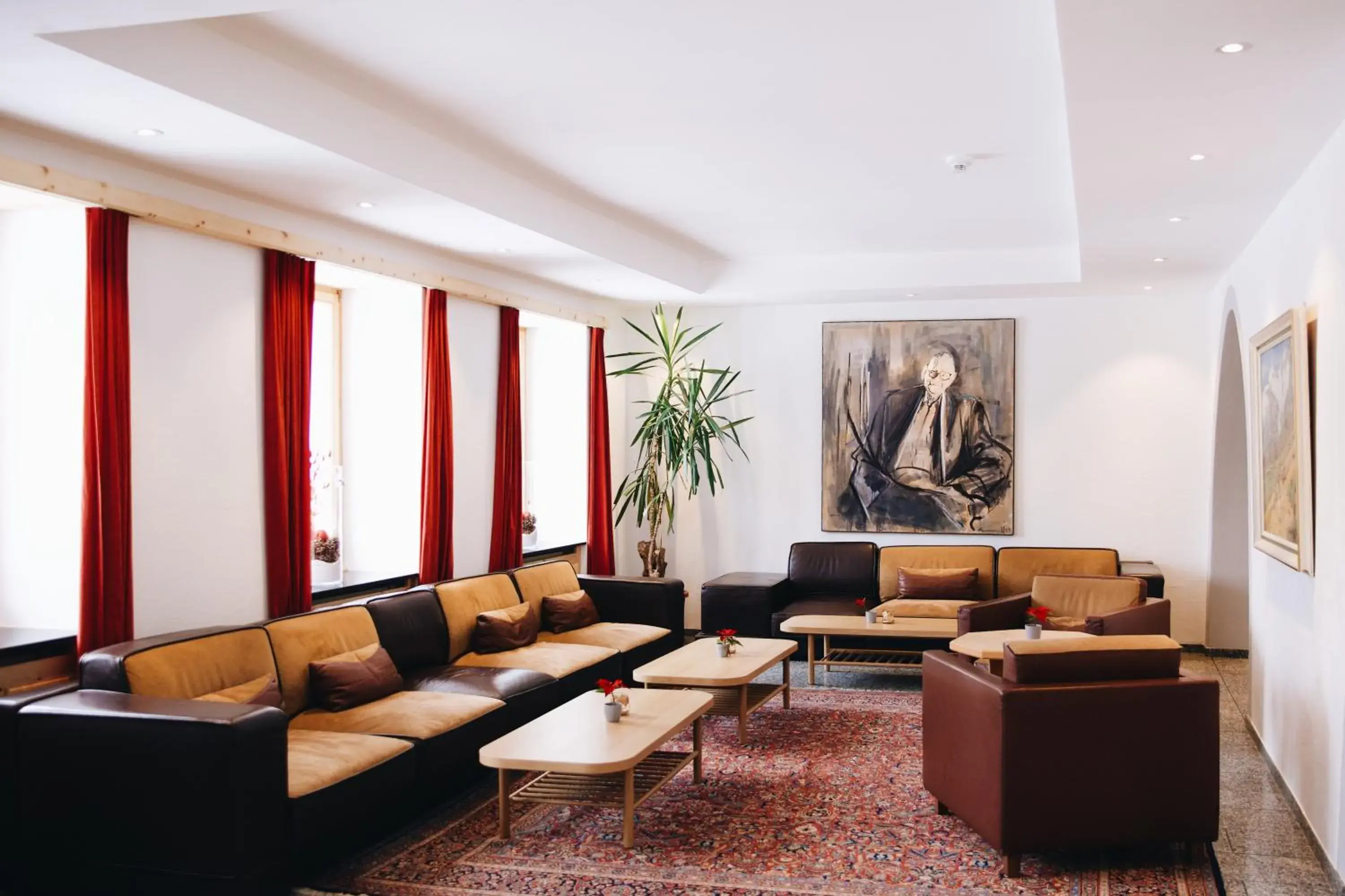 Lobby or reception in Hotel Grischuna Lobby or reception in Hotel Grischuna