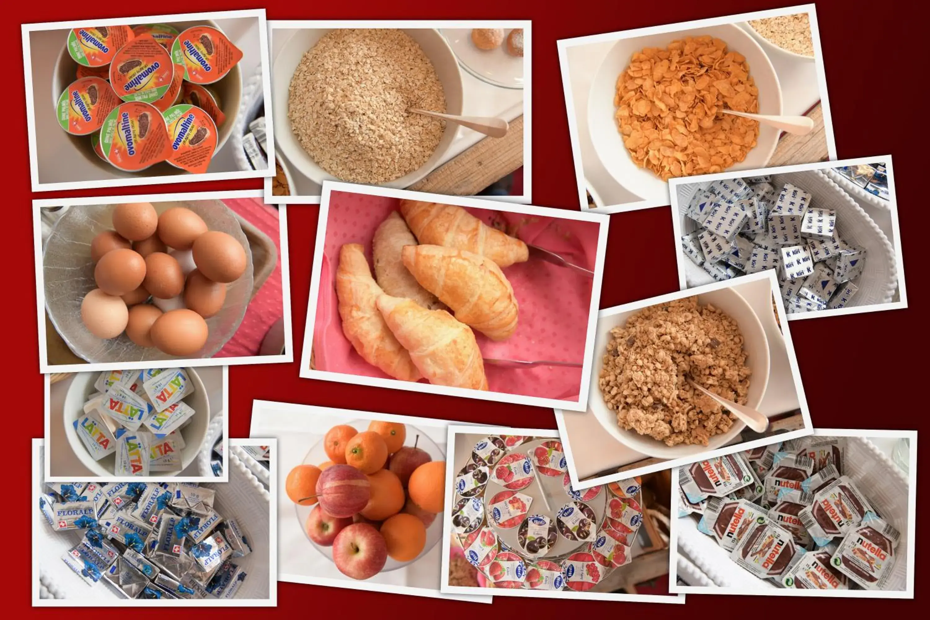 Buffet breakfast in Hotel Grischuna Buffet breakfast in Hotel Grischuna