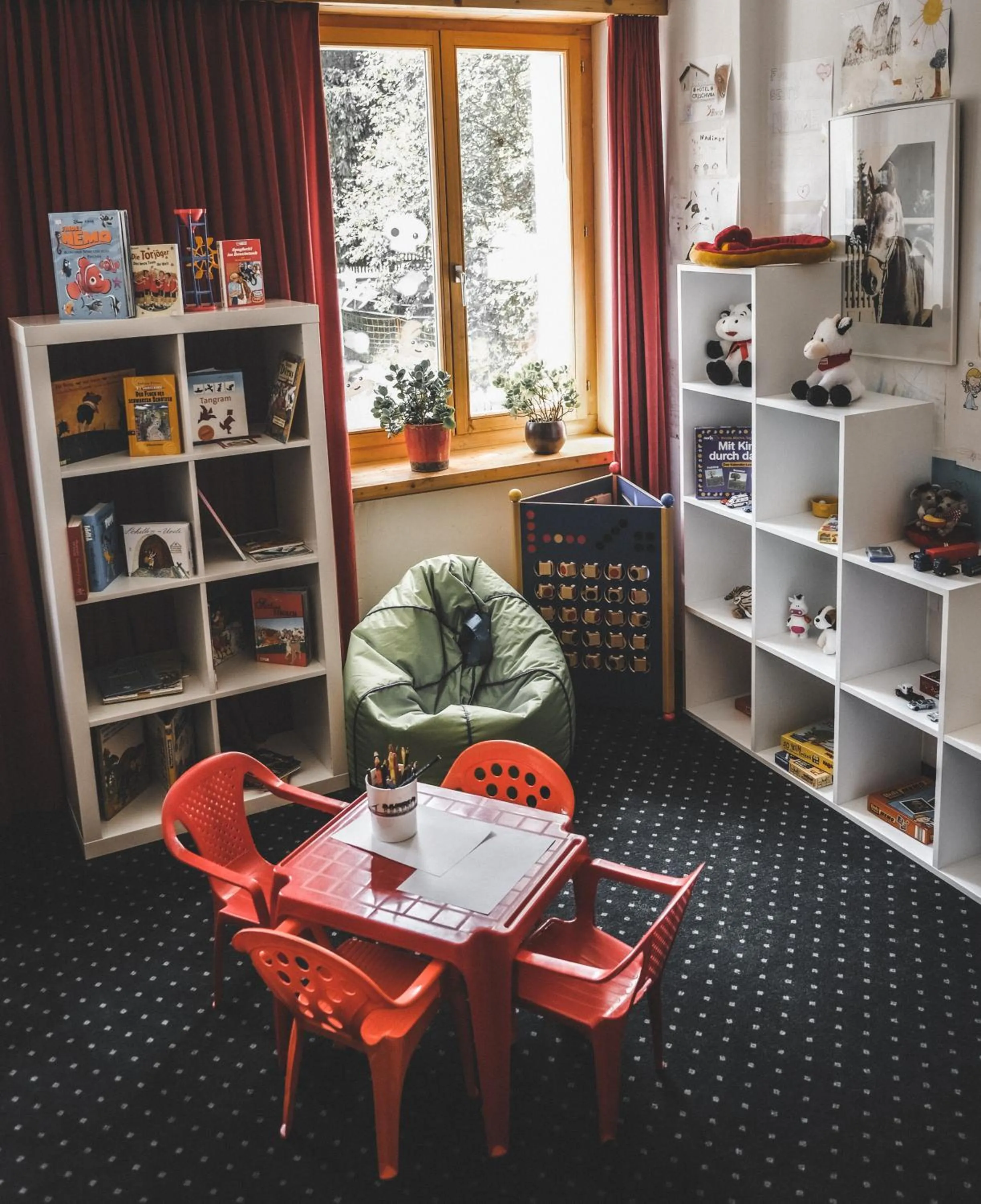 Children play ground in Hotel Grischuna