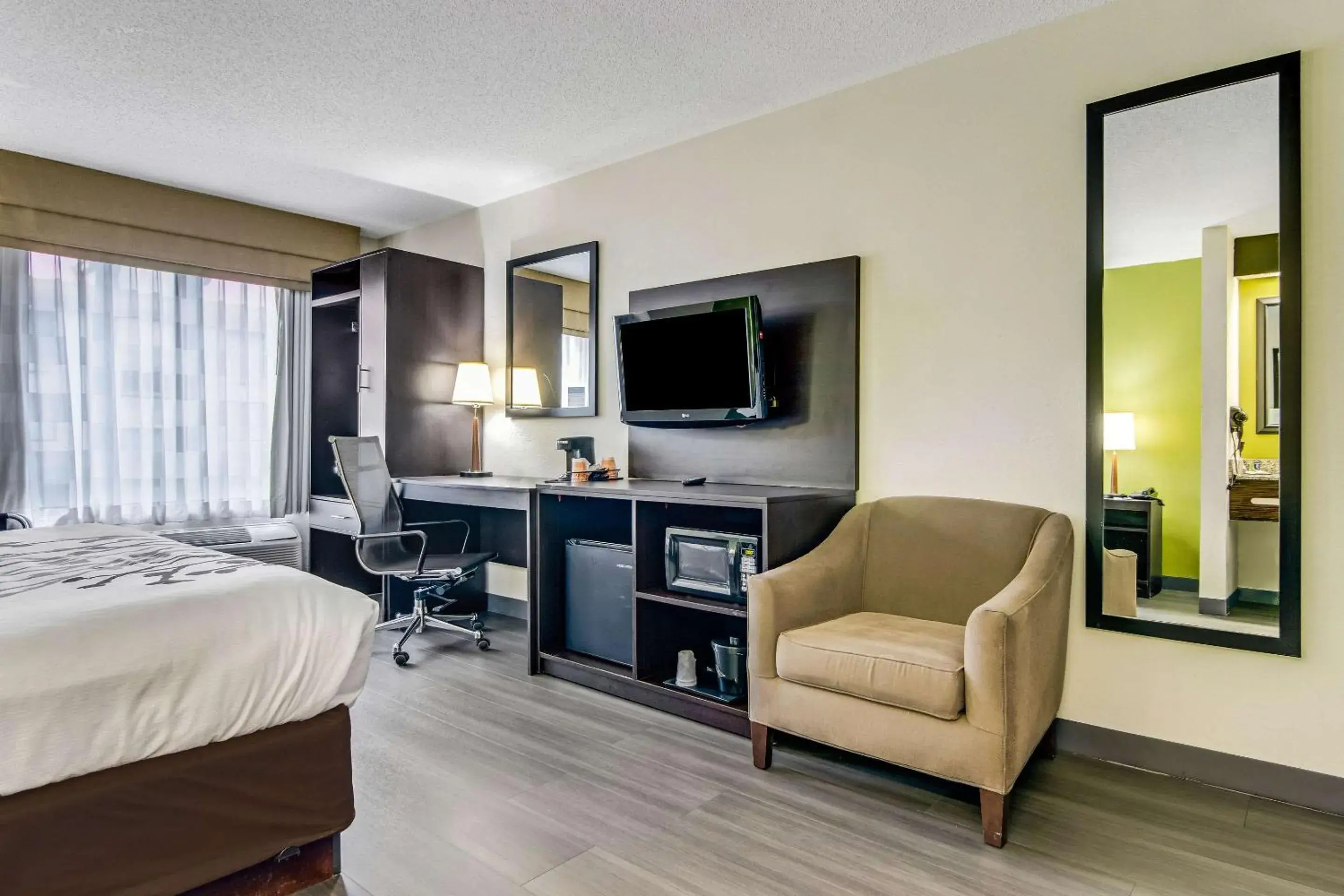 Bedroom, Bed in Sleep Inn near I-80 and I-94 Bedroom, Bed in Sleep Inn near I-80 and I-94