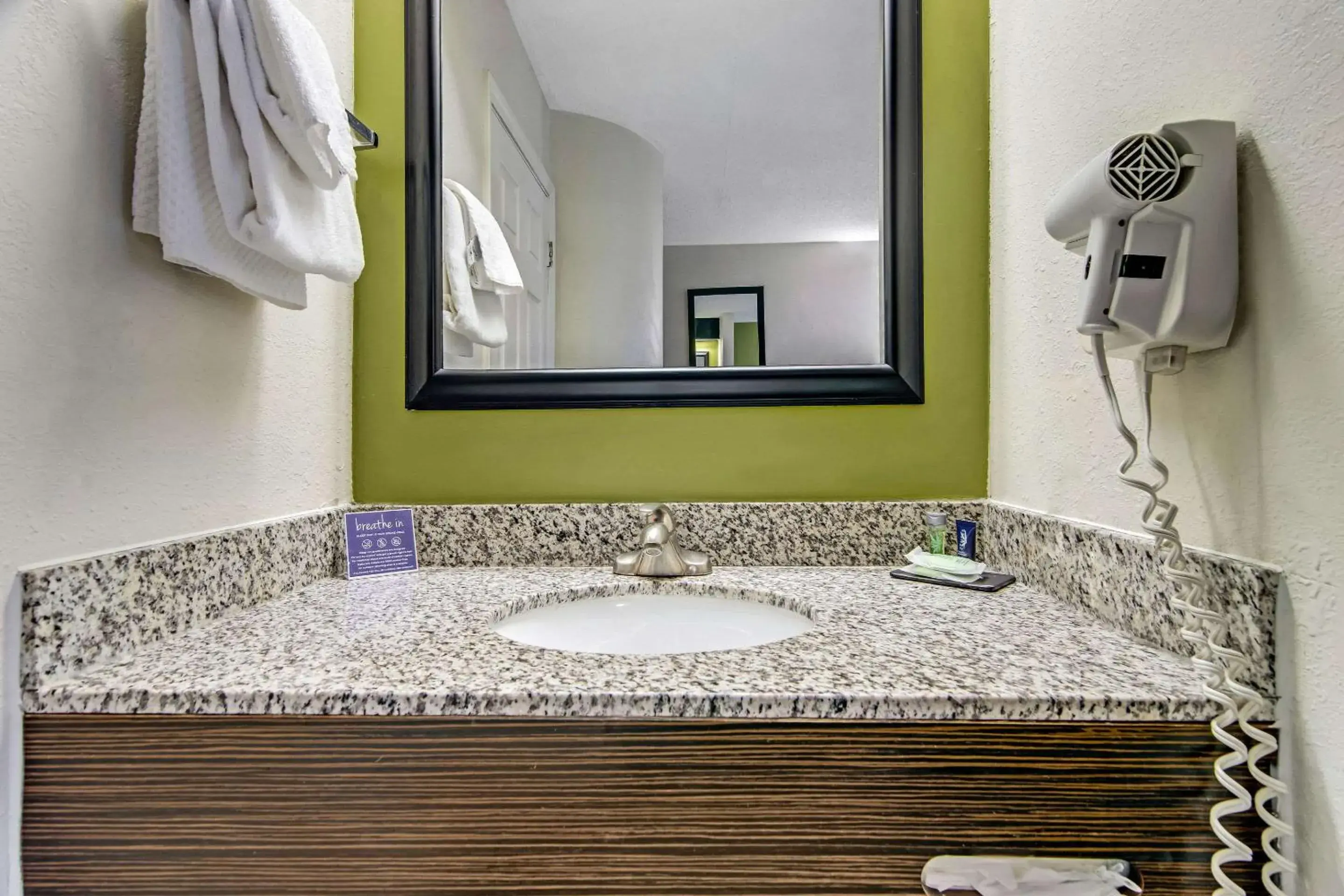 Bedroom in Sleep Inn near I-80 and I-94 Bedroom in Sleep Inn near I-80 and I-94