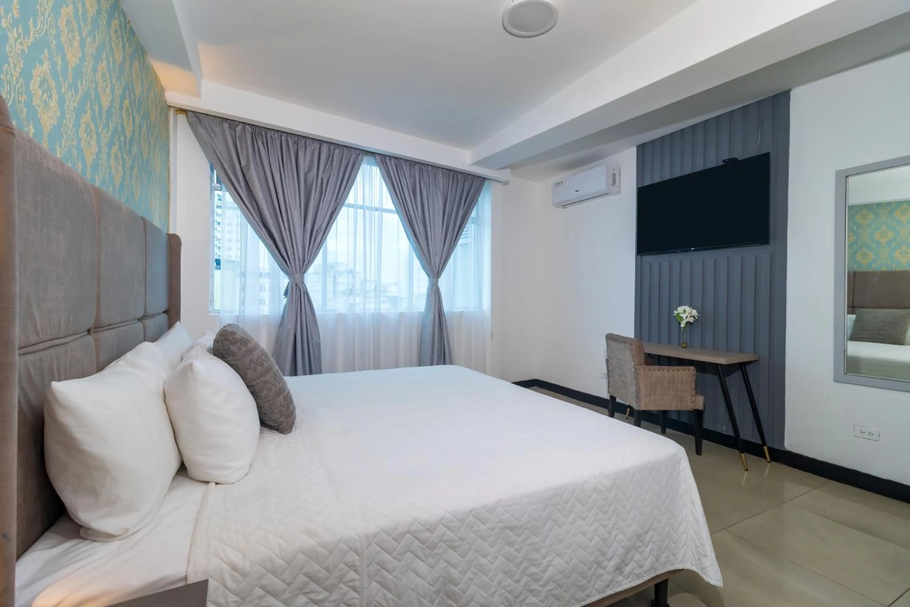 Bed in Hotel Presidente Internacional