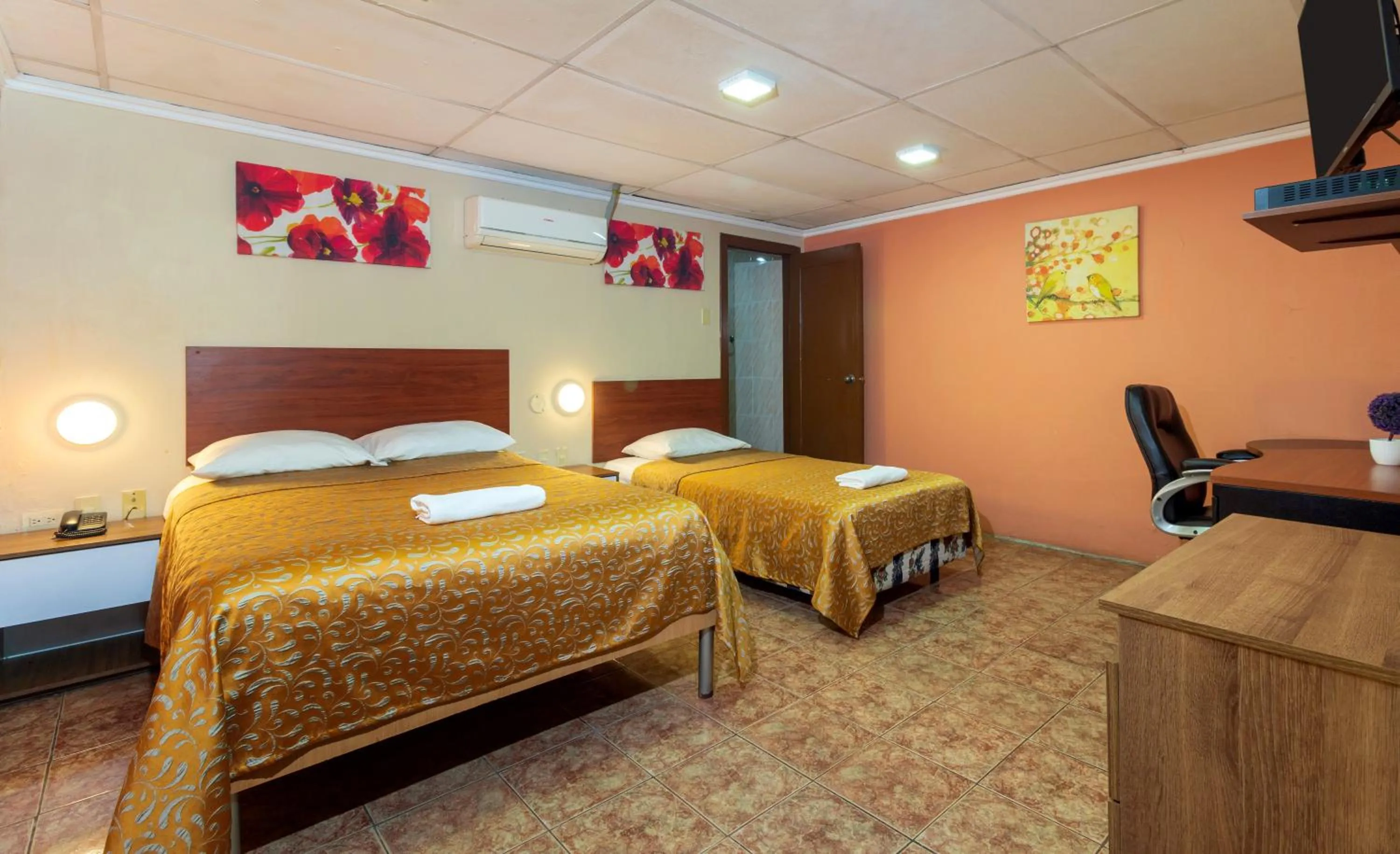 Photo of the whole room, Bed in Hotel Malecon Inn