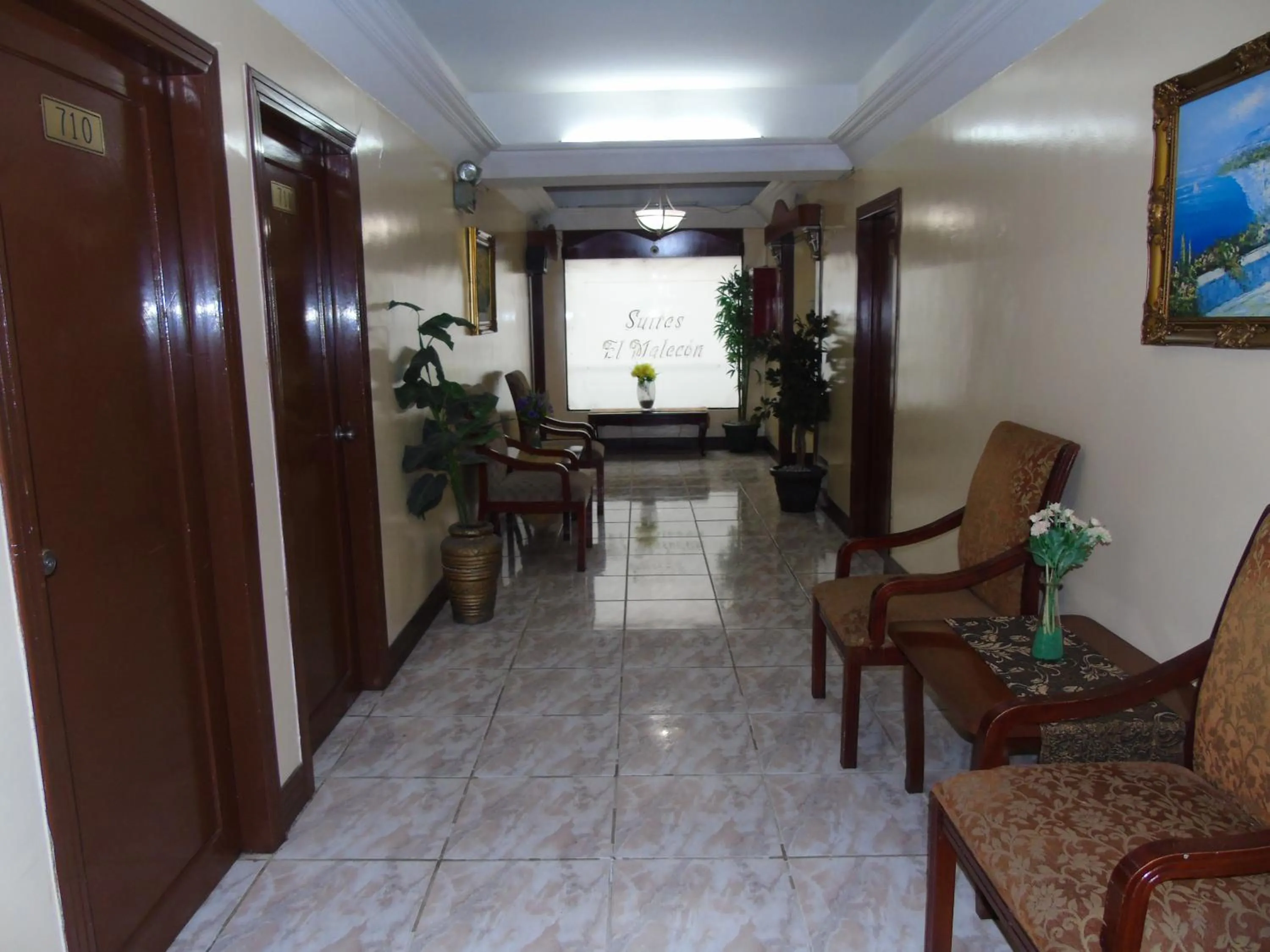 Living room in Hotel Malecon Inn