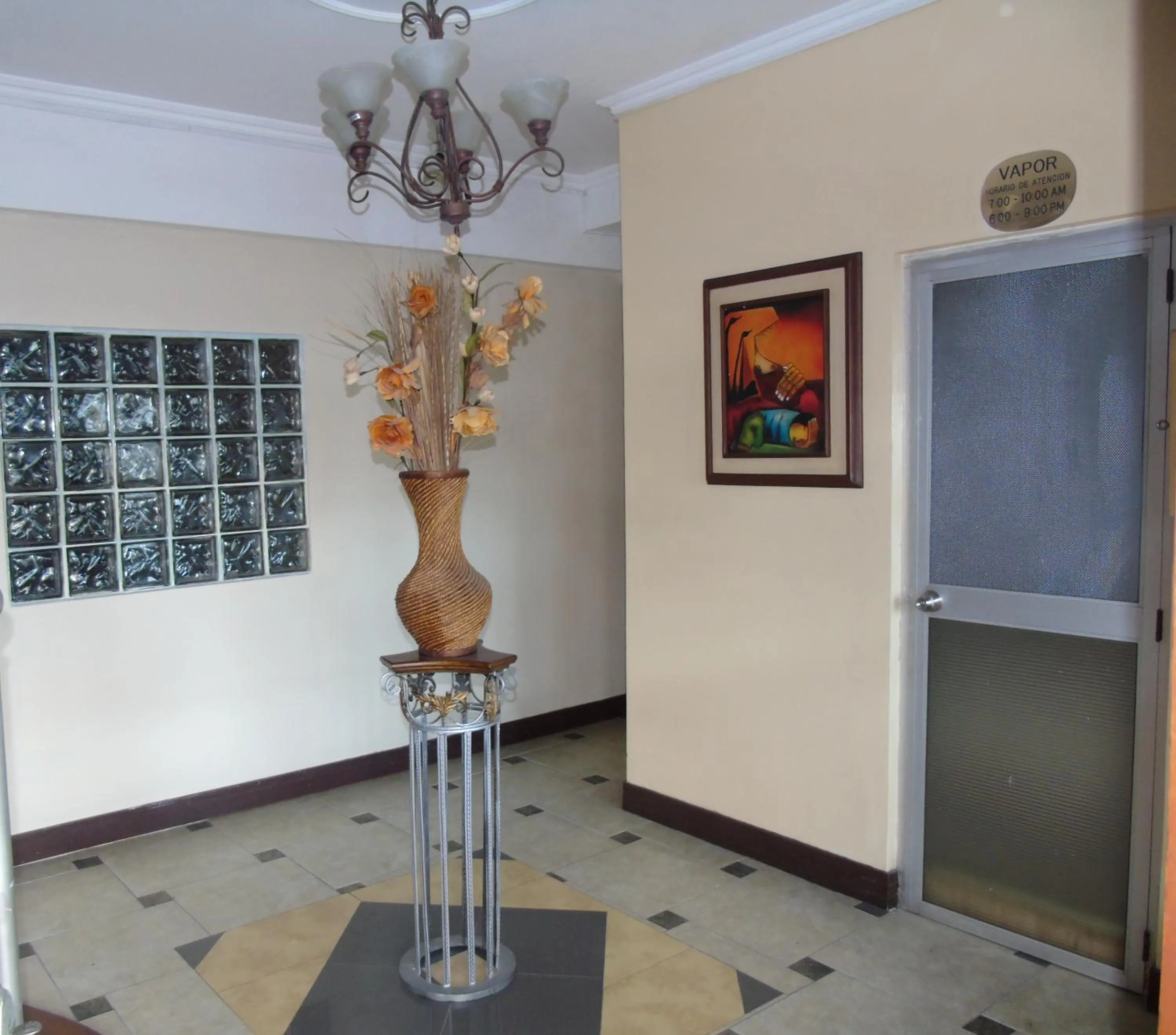 Decorative detail in Hotel Malecon Inn