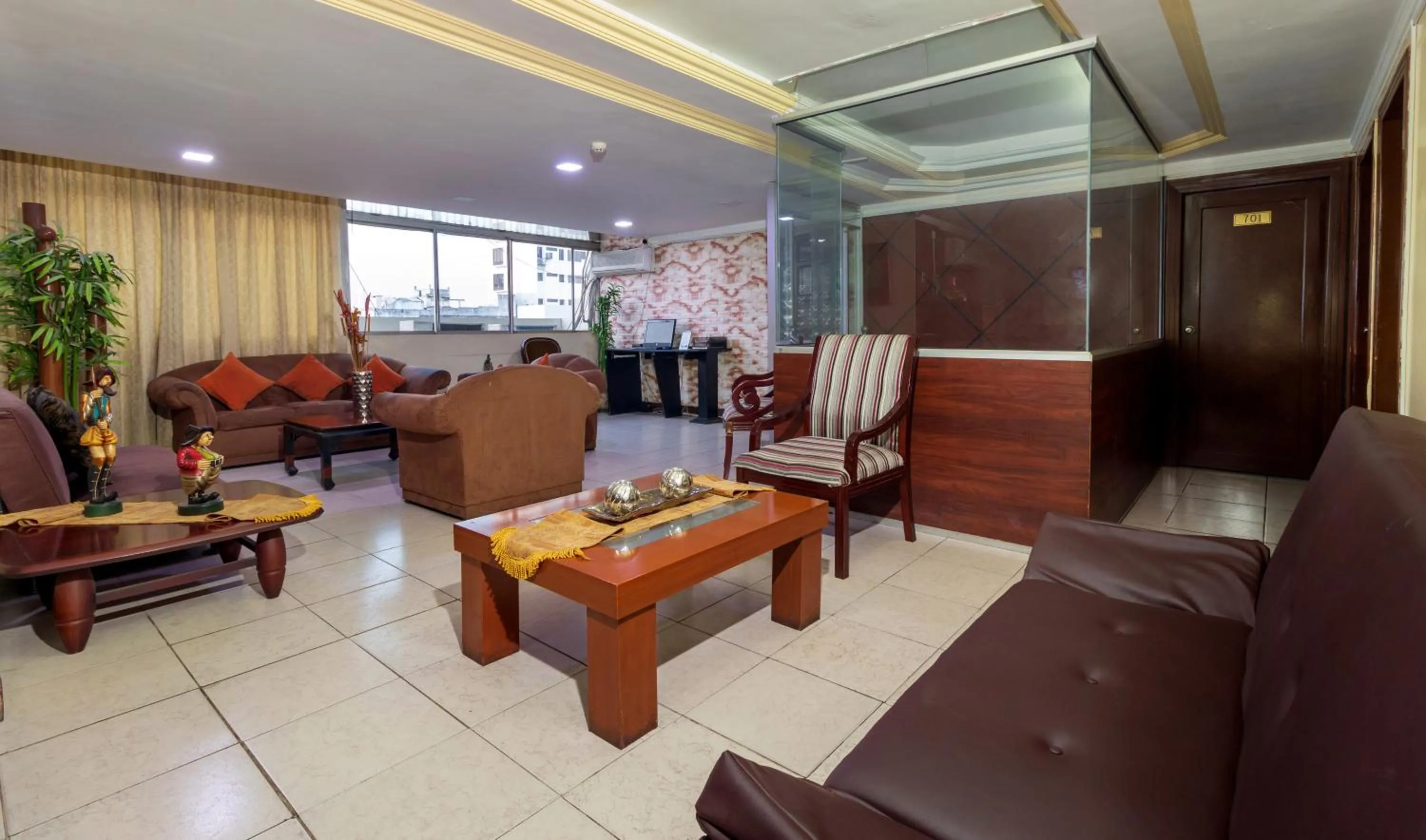 Living room in Hotel Malecon Inn