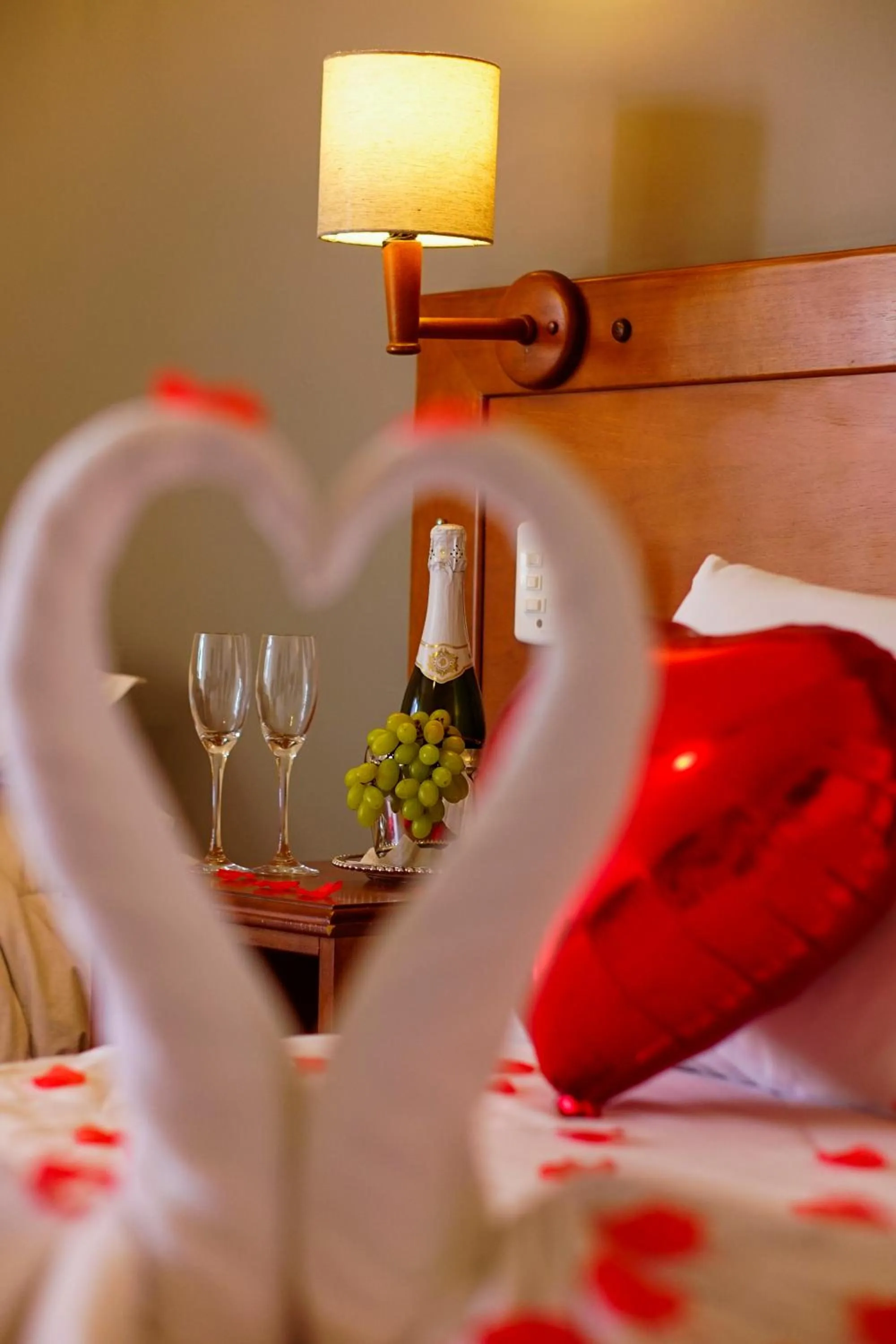 Decorative detail, Bed in Pousada Constellation Lodge