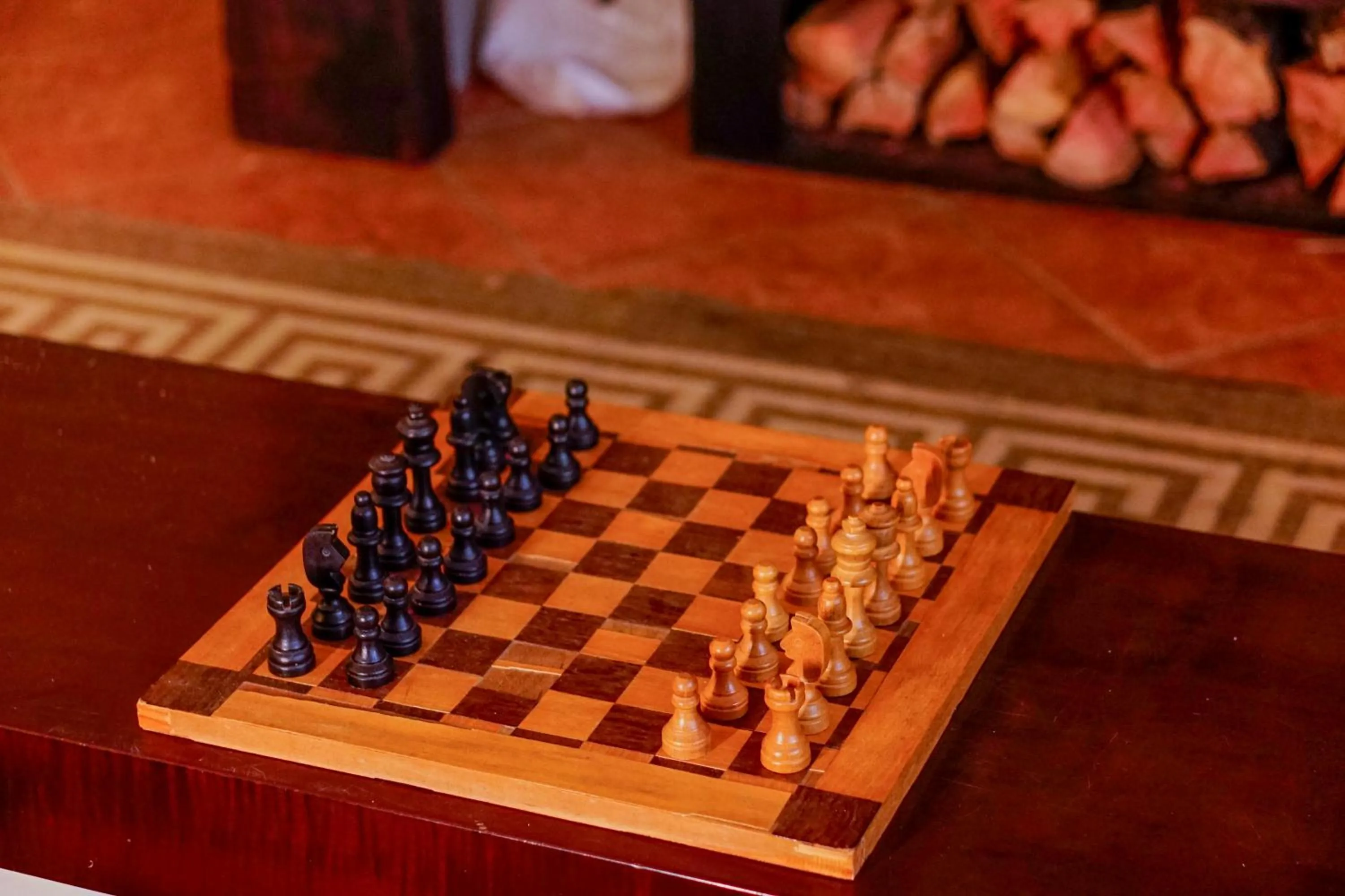 Communal lounge/ TV room in Pousada Constellation Lodge