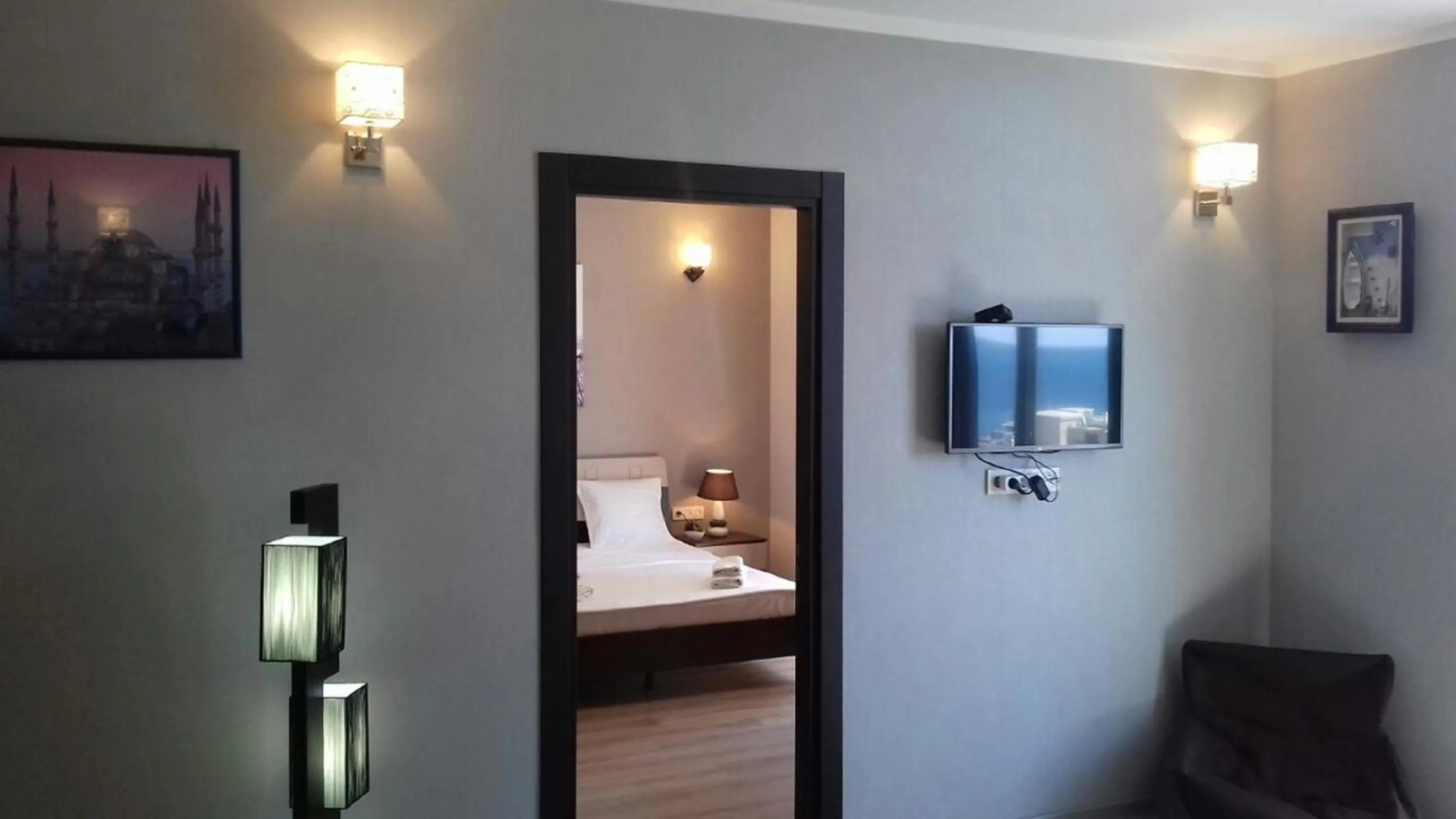 Bedroom, Bed in Viva Blue Batumi