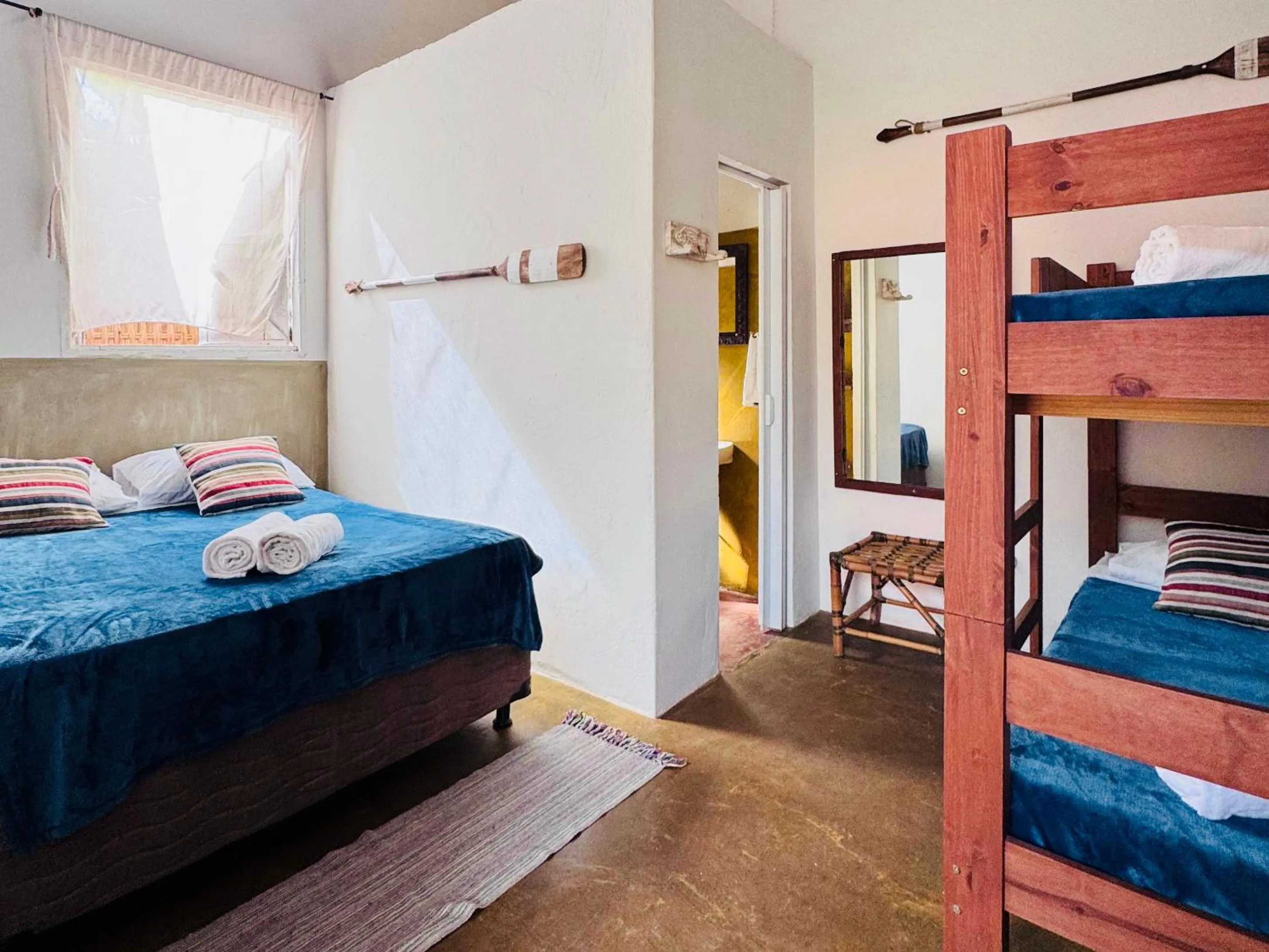 Bed in Pousada da Rosa