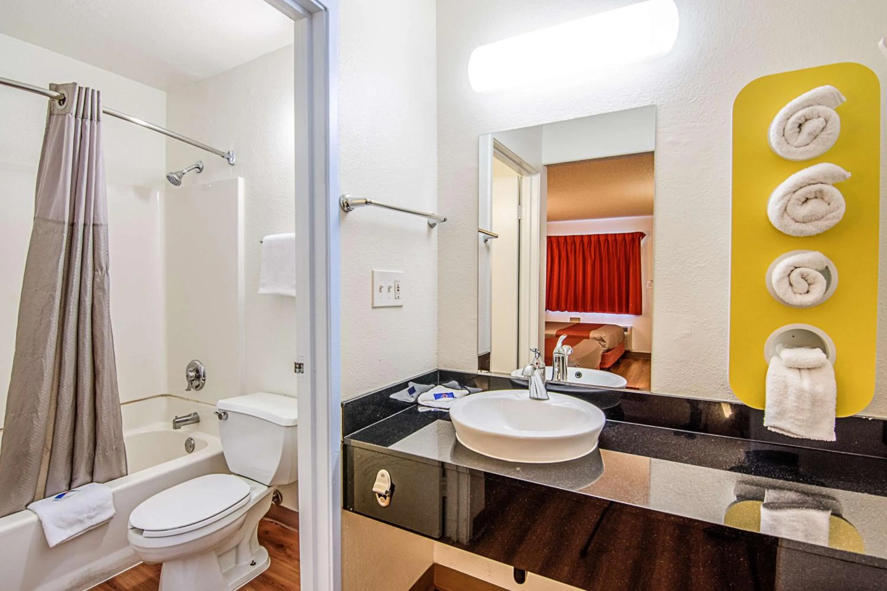 Photo of the whole room, Bathroom in Motel 6-Modesto, CA