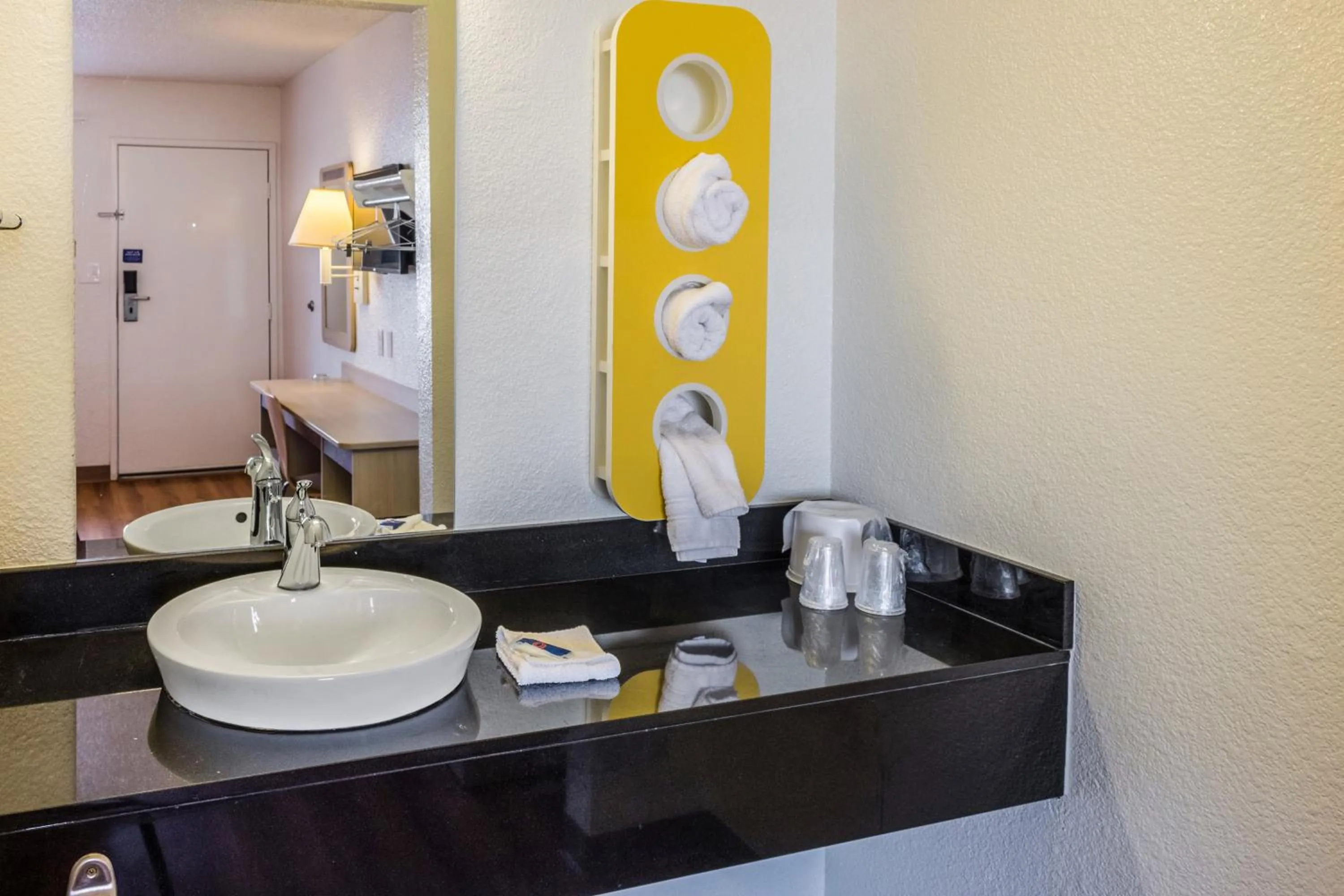 Bathroom in Motel 6 Bakersfield, CA - Convention Center