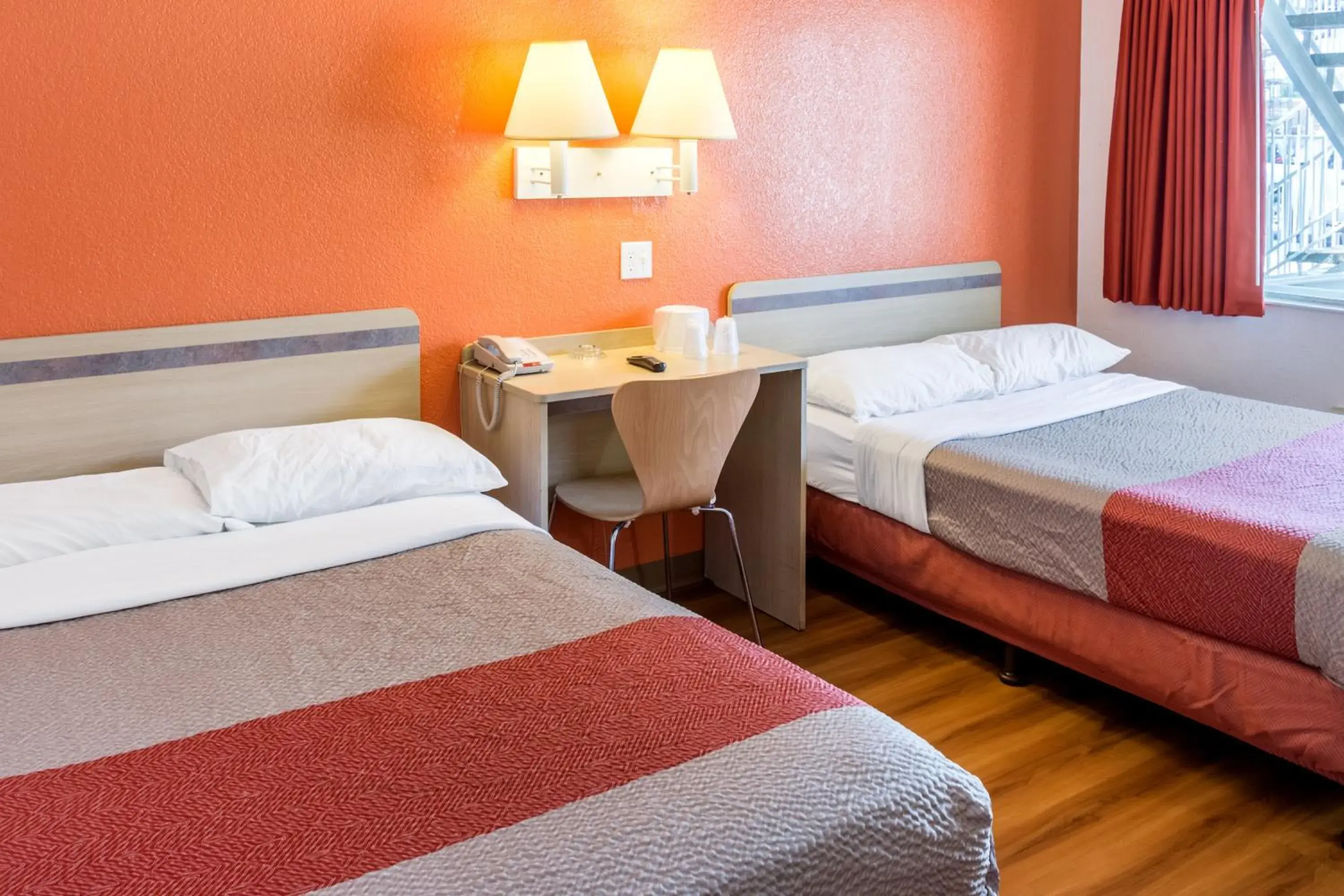 Bed in Motel 6 Bakersfield, CA - Convention Center Bed in Motel 6 Bakersfield, CA - Convention Center