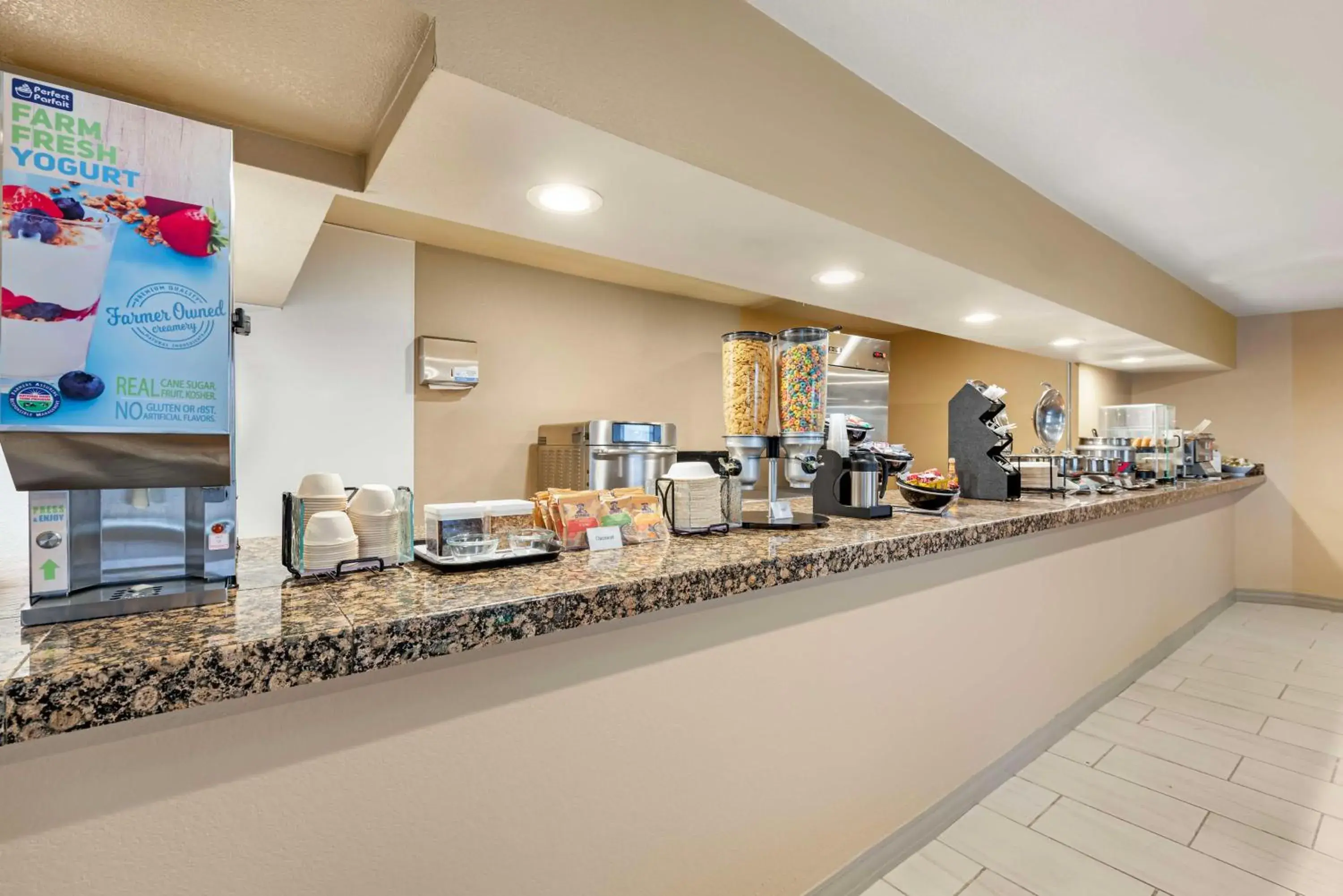 Breakfast in Best Western Executive Inn & Suites Breakfast in Best Western Executive Inn & Suites