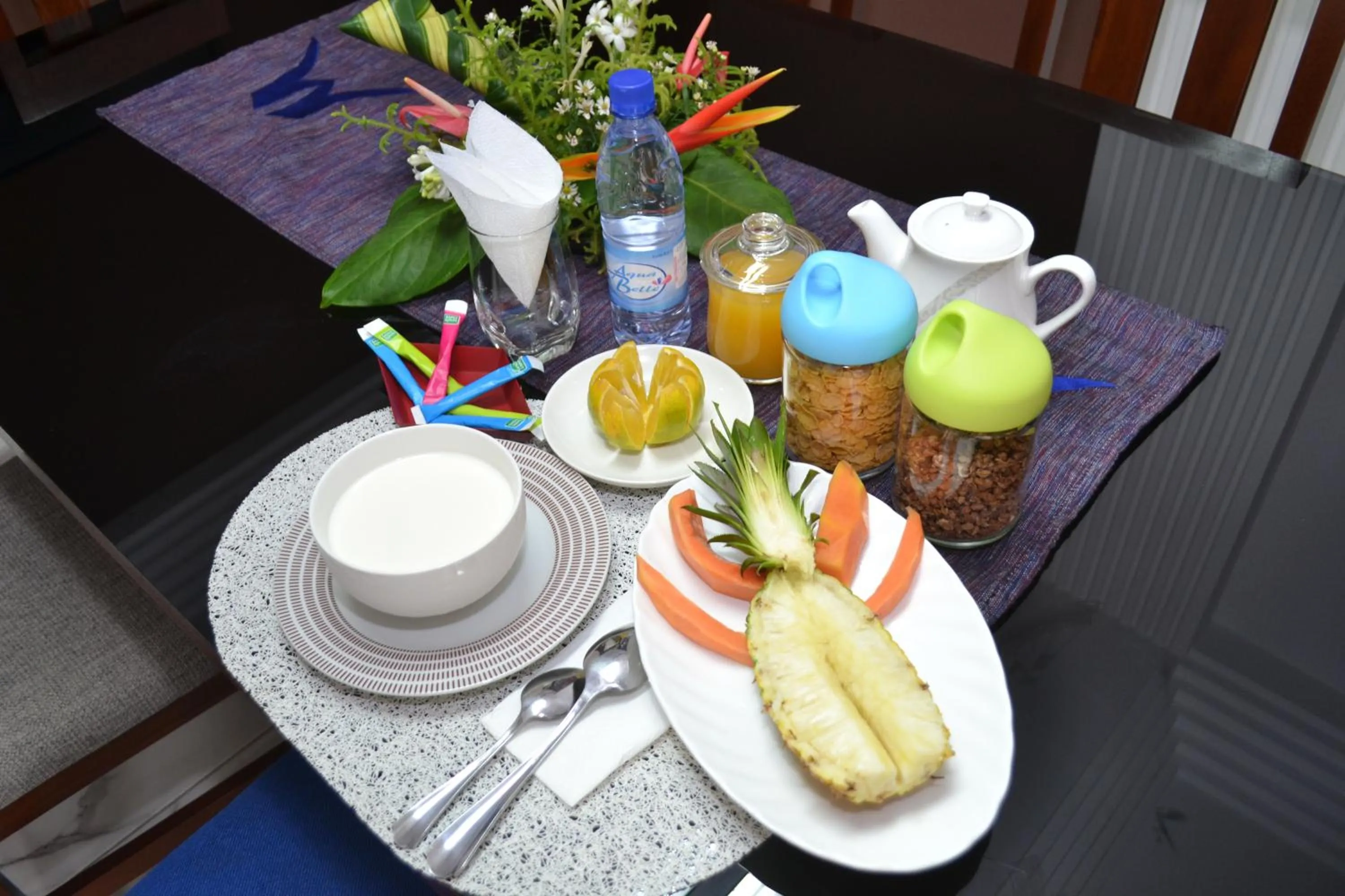Continental breakfast in Residence Maryka II