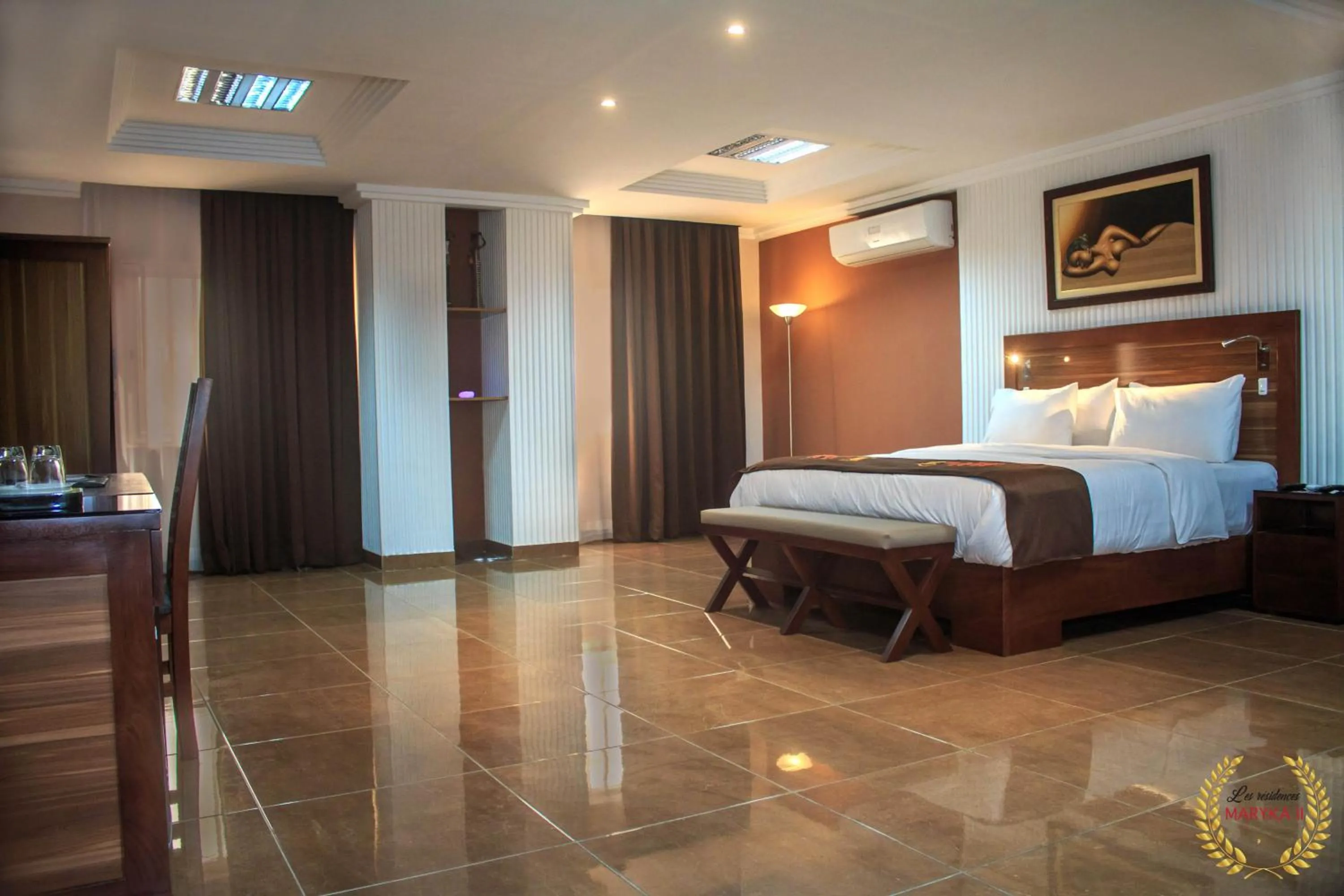 Bedroom, Bed in Residence Maryka II