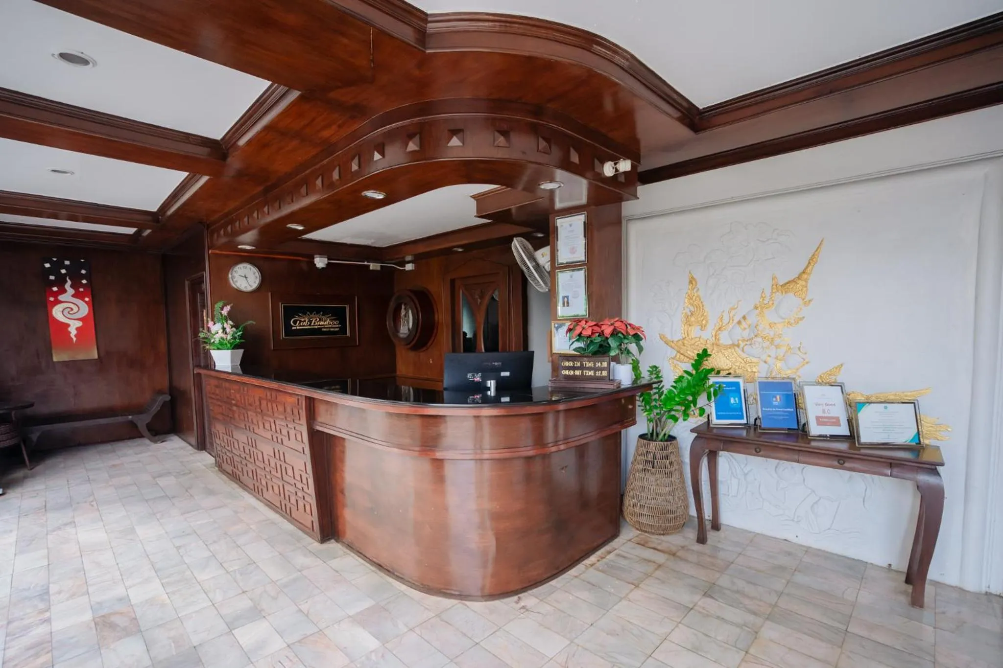 Lobby or reception in Club Bamboo Boutique Patong Beach Resort