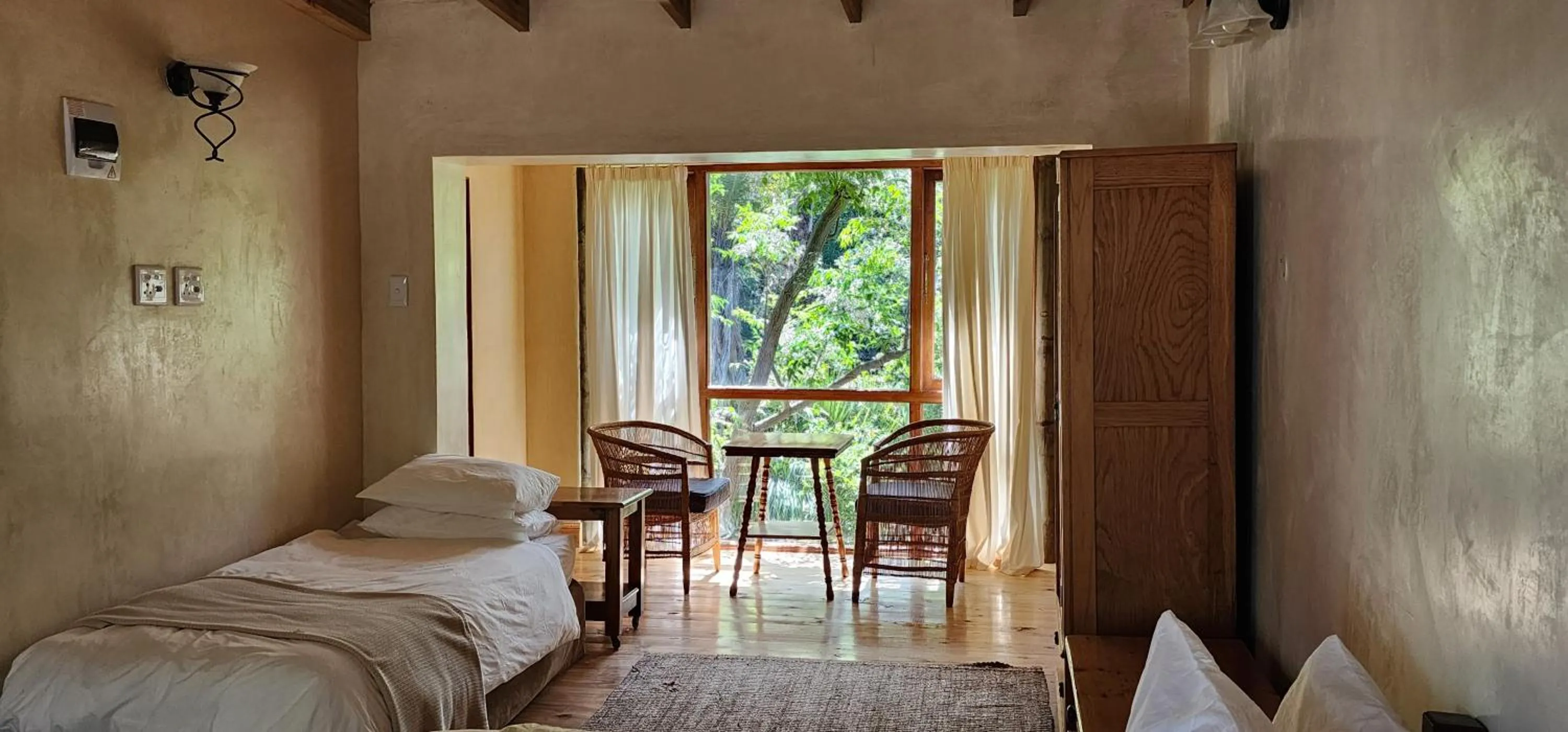 Bed in Monkey Valley Resort