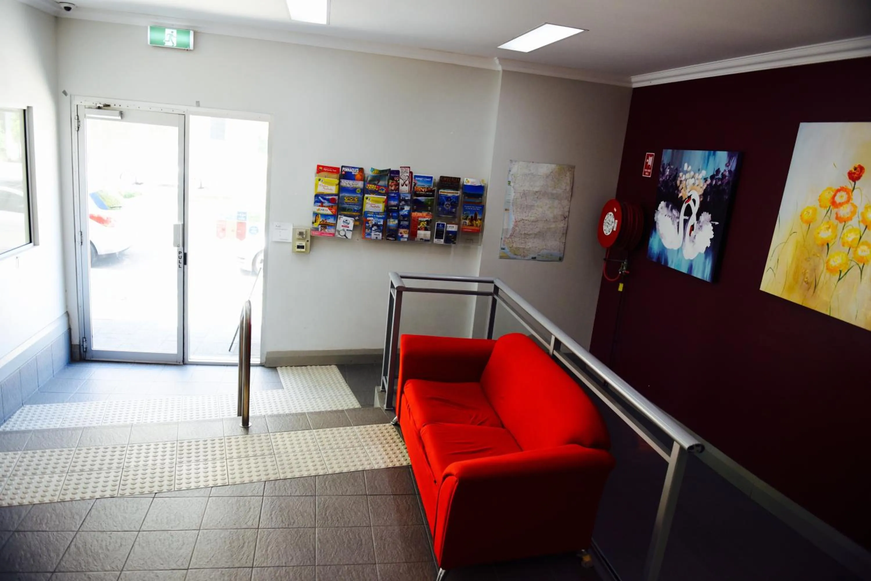 Lobby or reception in The Emperors Crown Hostel