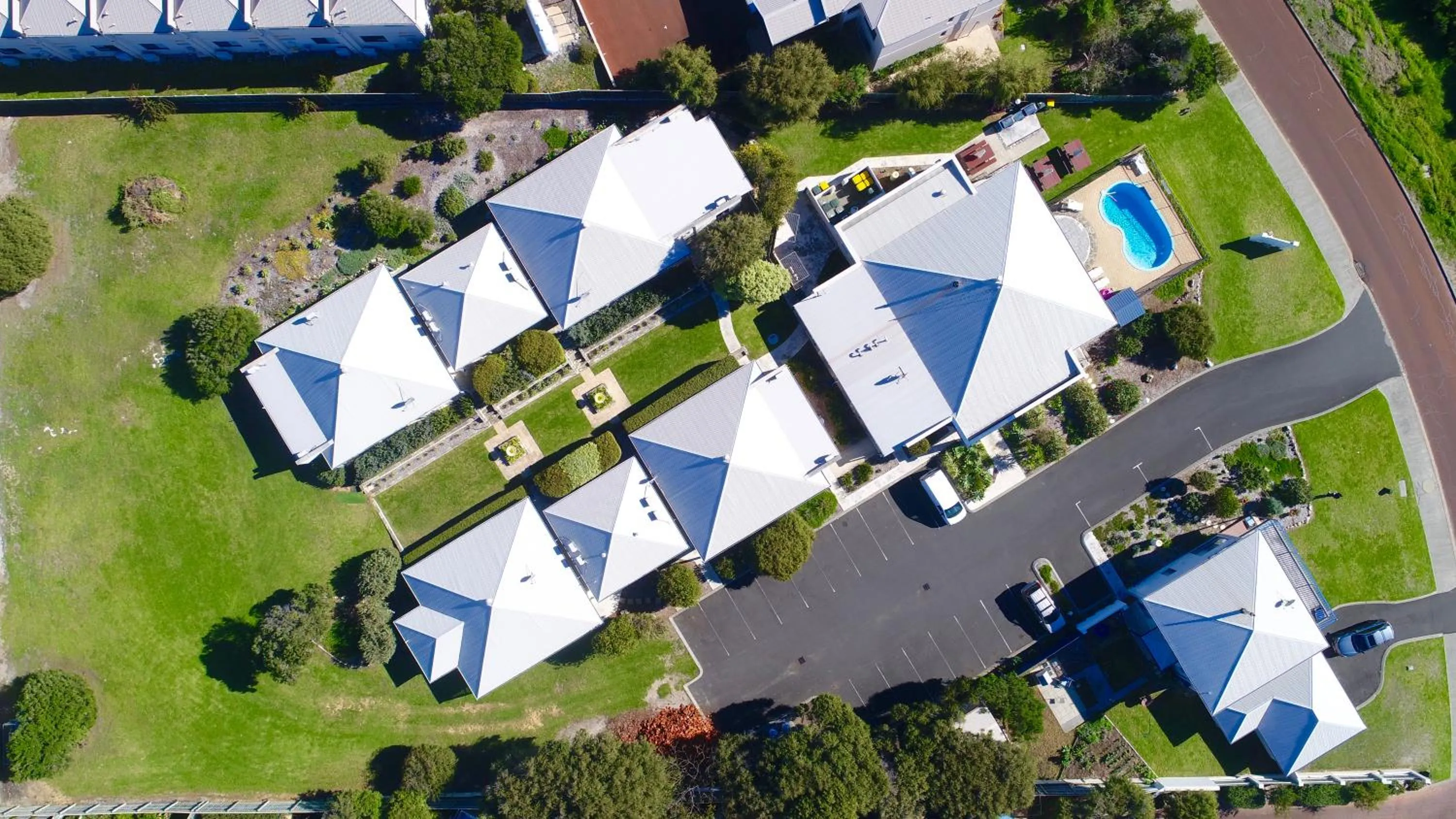 Bird's eye view in Surfpoint Resort