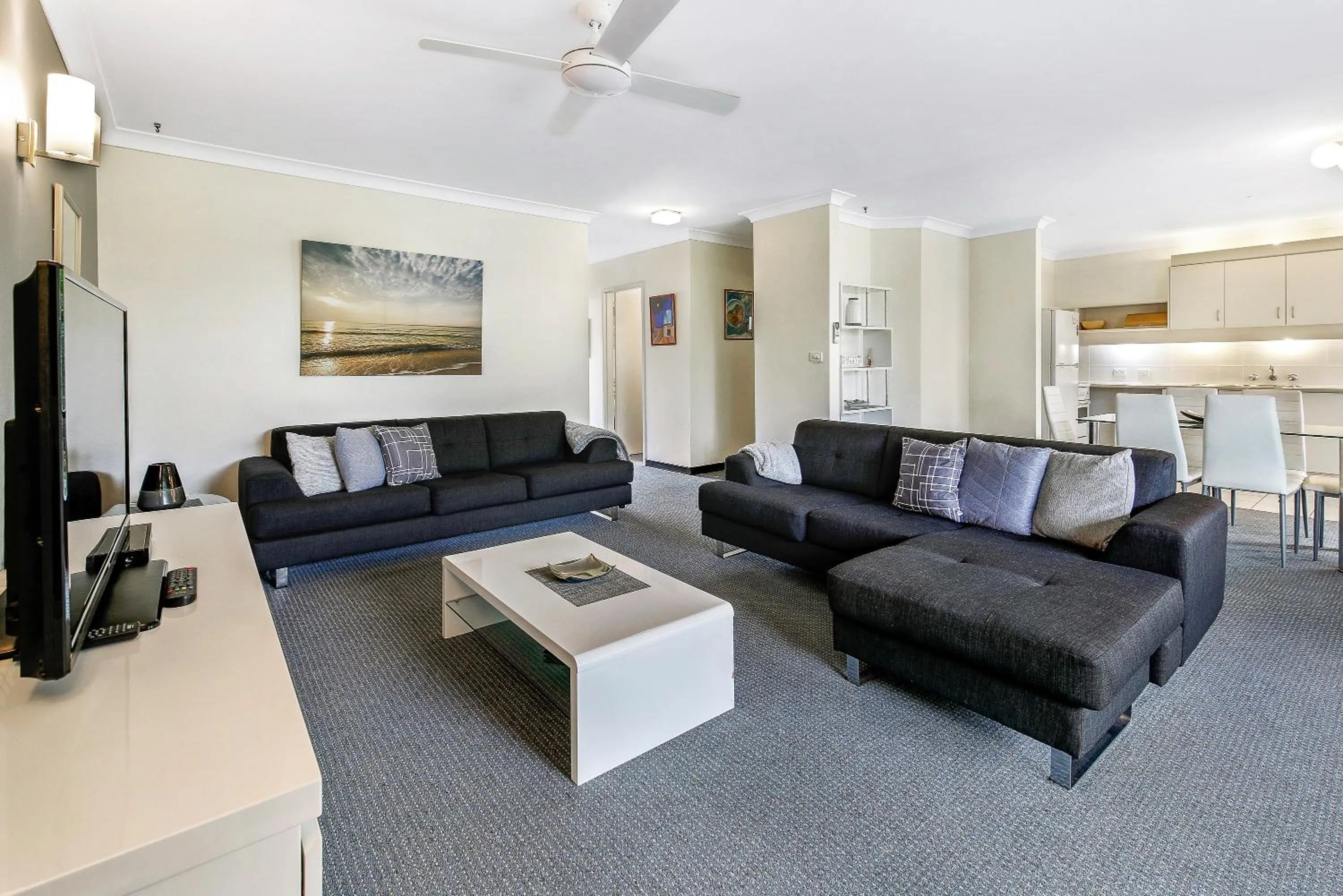 Living room in Smugglers On The Beach