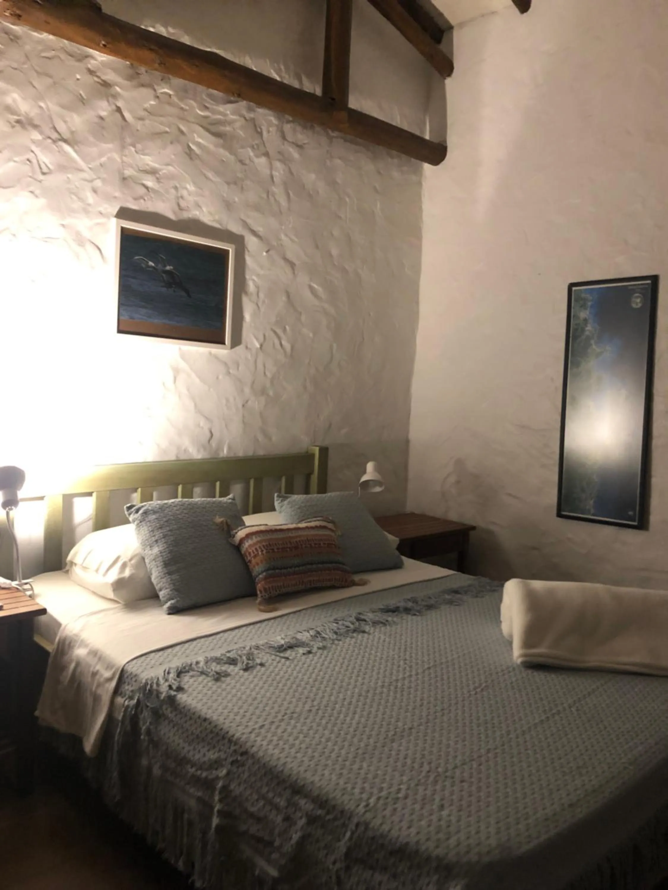Bed in Pousada Paraíso do Luz