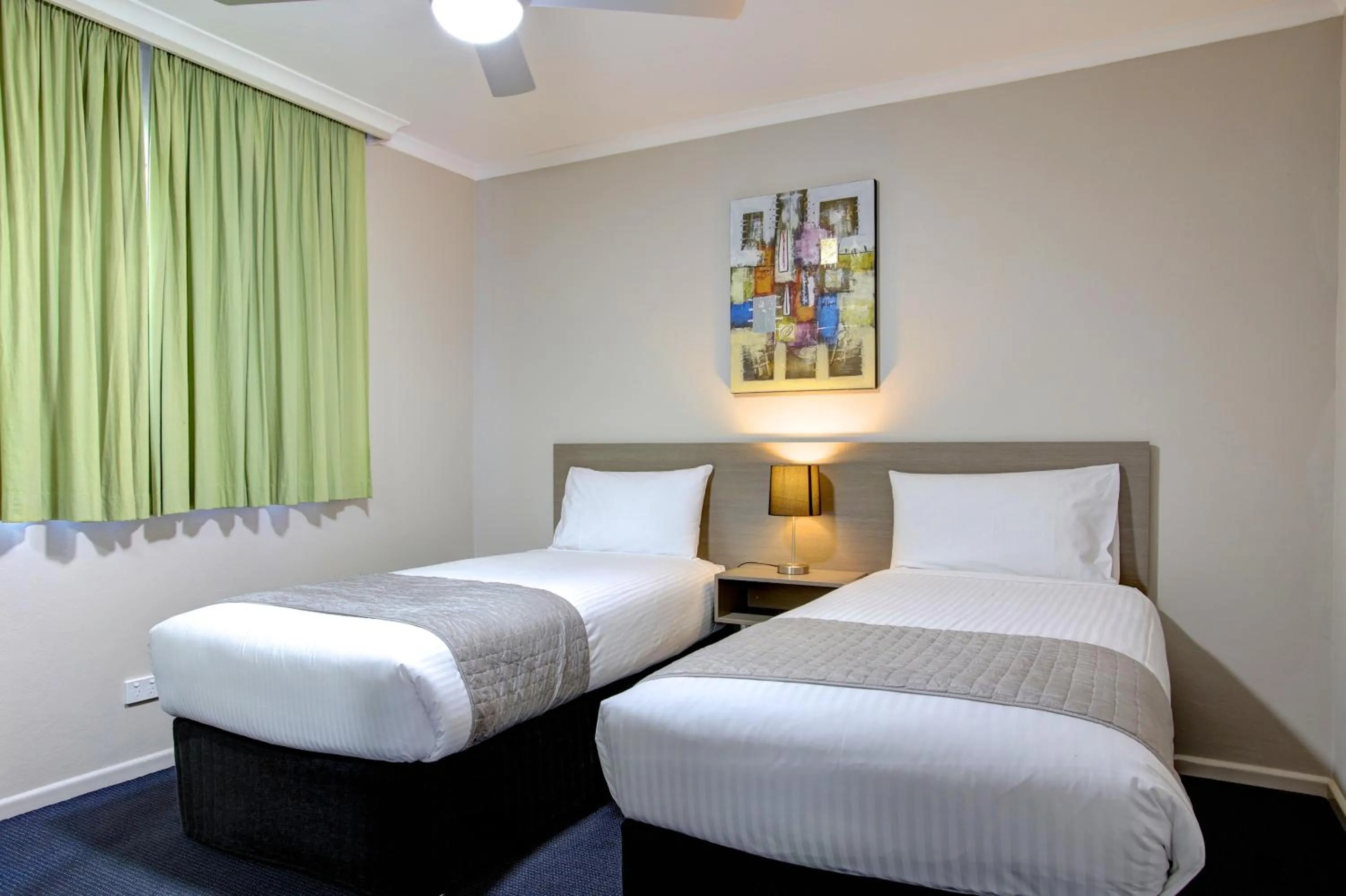 Bedroom, Bed in Beachpark Apartments Coffs Harbour