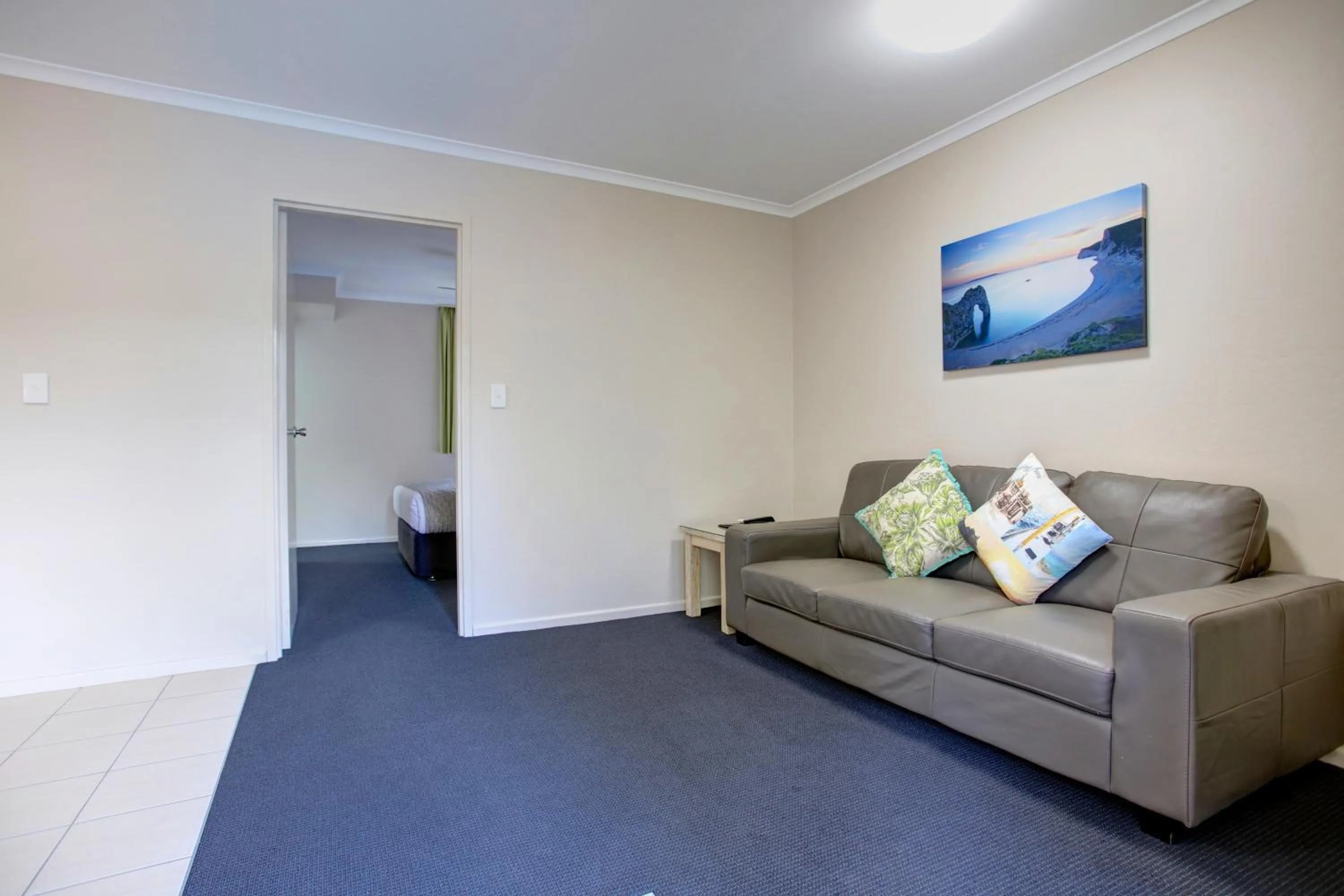 Living room in Beachpark Apartments Coffs Harbour