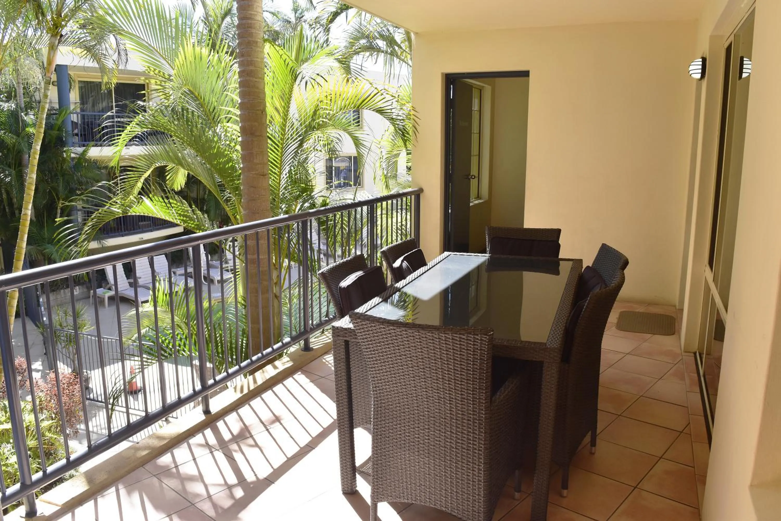 Patio in Beachside Holiday Apartments