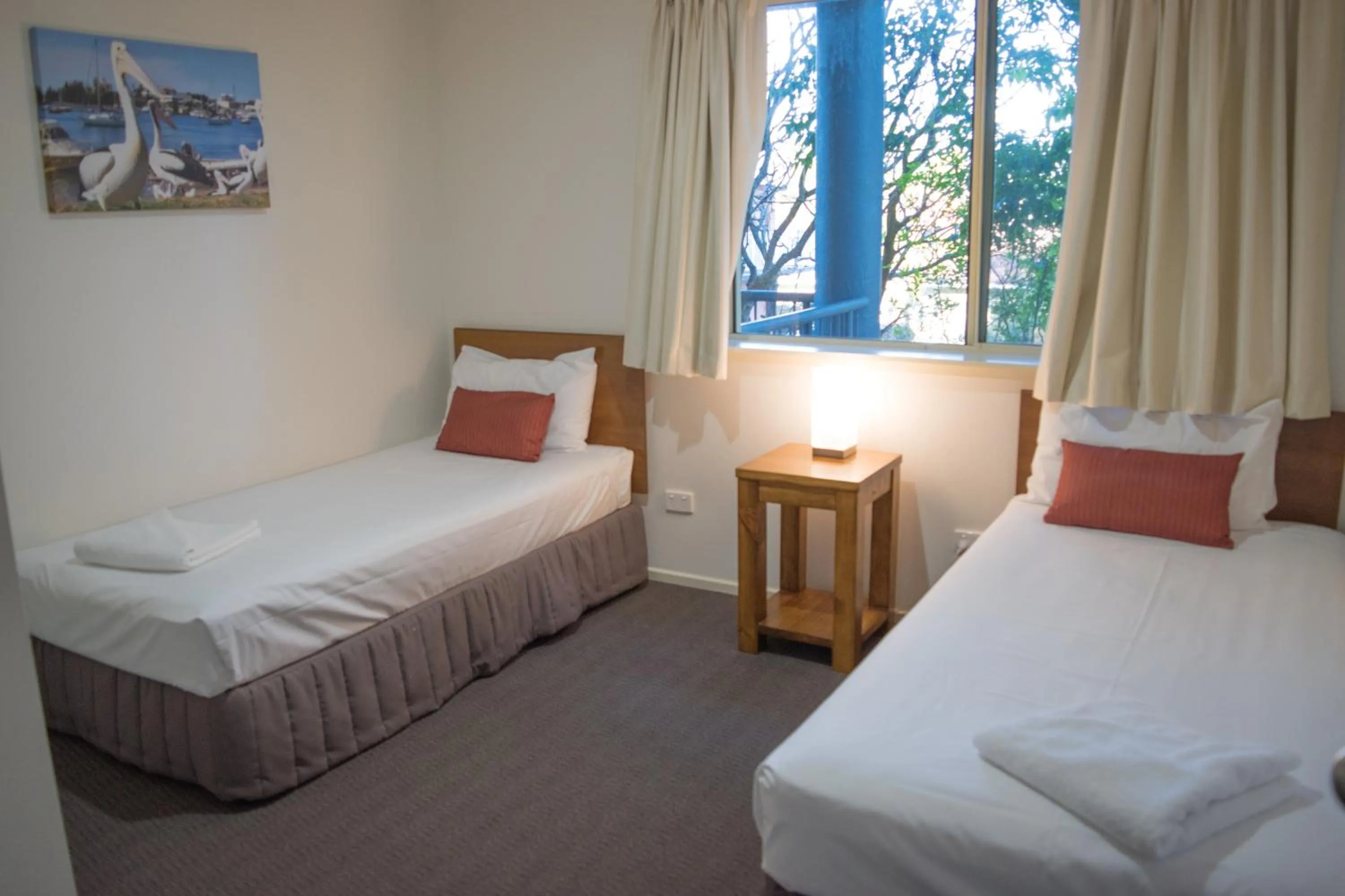 Bed in Beachside Holiday Apartments