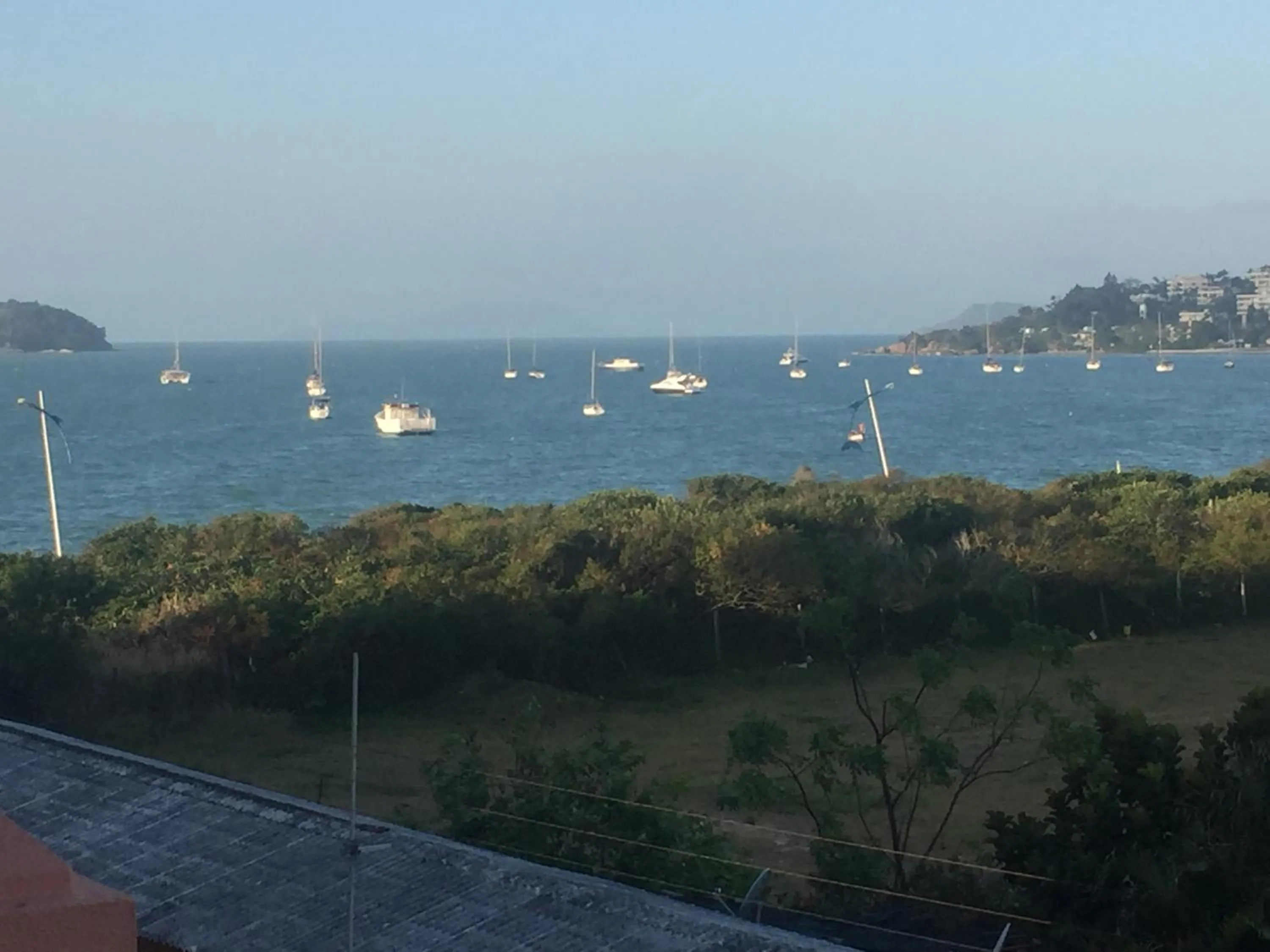 Balcony/Terrace in Flat Partic Hotel Jurere Beach Village